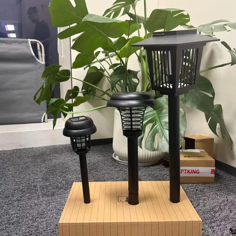 Mroace Solar Mosquito Zapper Light – Outdoor Garden Stake Lamp, UV Insect Killer & Solar Pathway Light