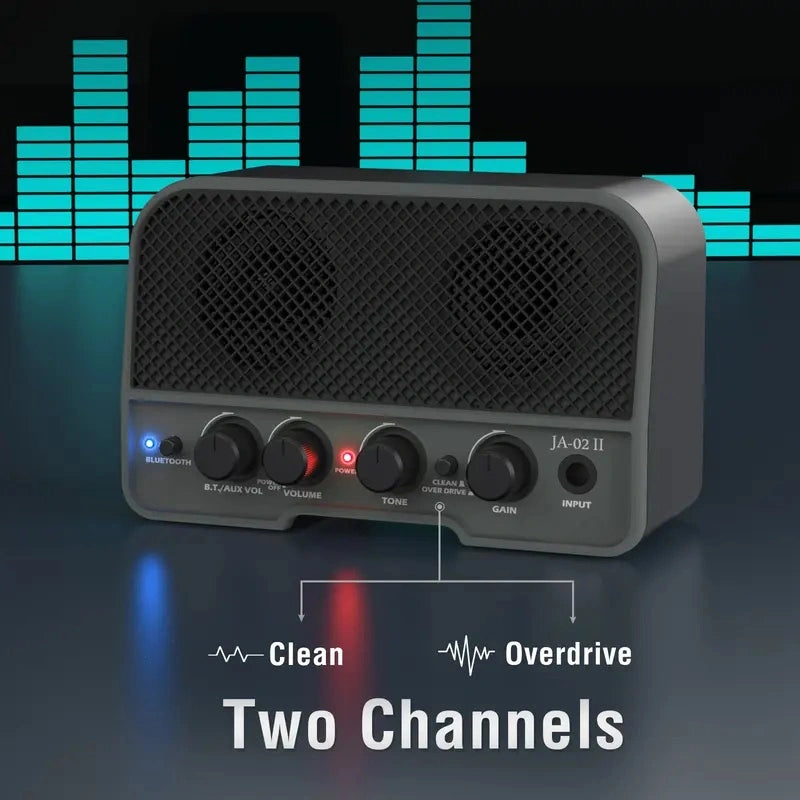 Mroace Portable Bluetooth Mini Guitar Amplifier