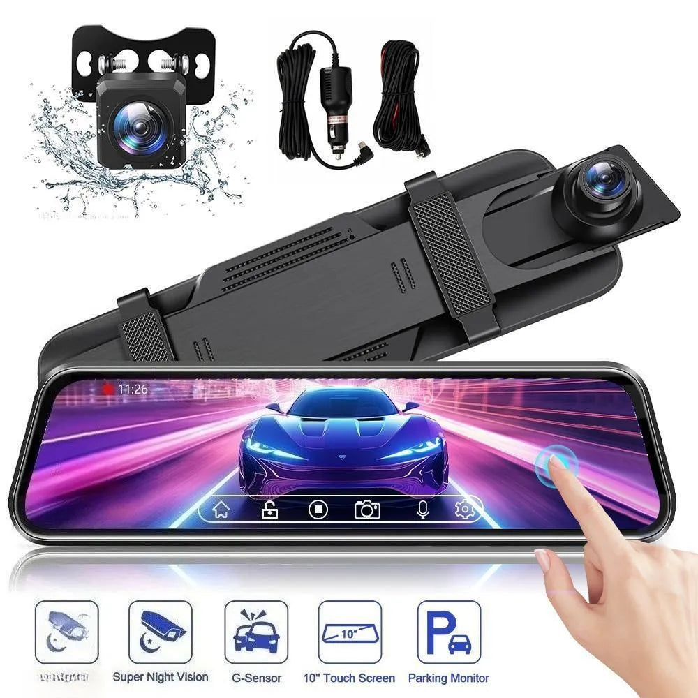 Mroace Dual Lens Touch Dash Cam