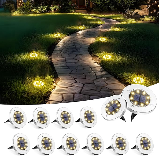 Mroace Waterproof Solar Landscape Lights