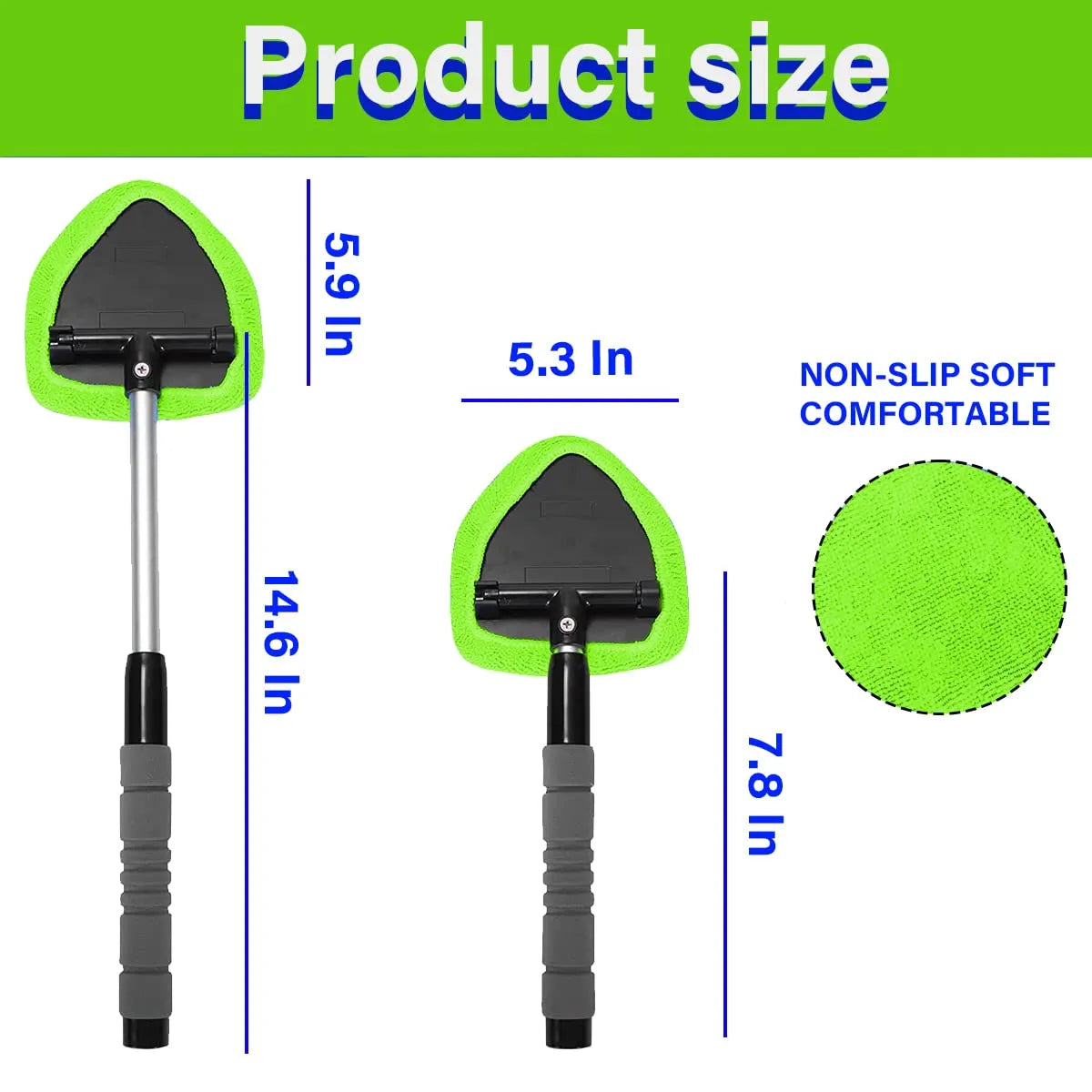 Mroace Extendable Microfiber Windshield Cleaning Tool