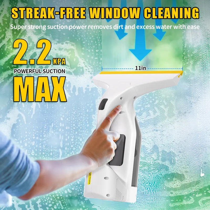 Mroace Cordless Window Vacuum Cleaner Kit