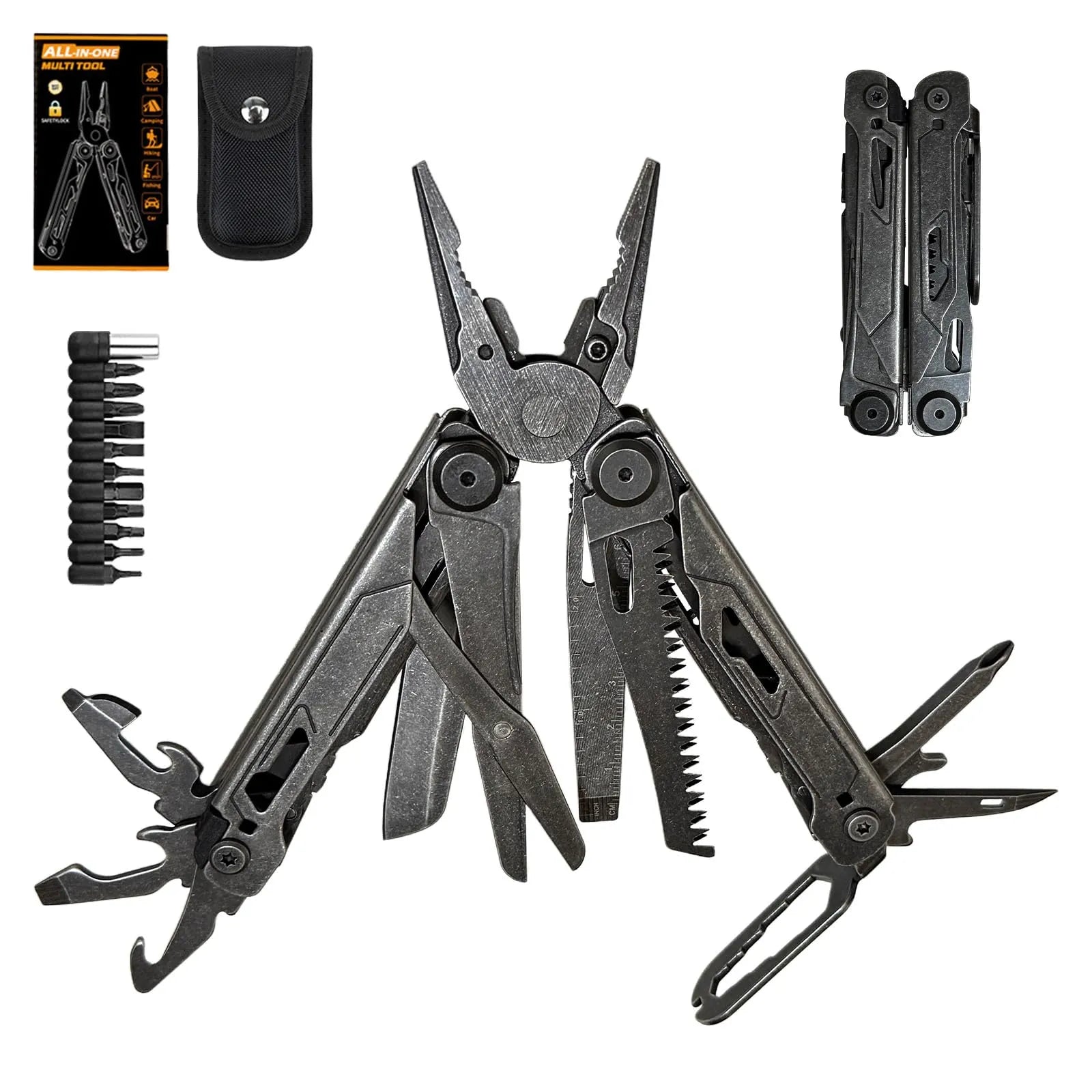 Mroace 34-in-1 Stainless Steel Multitool Pliers