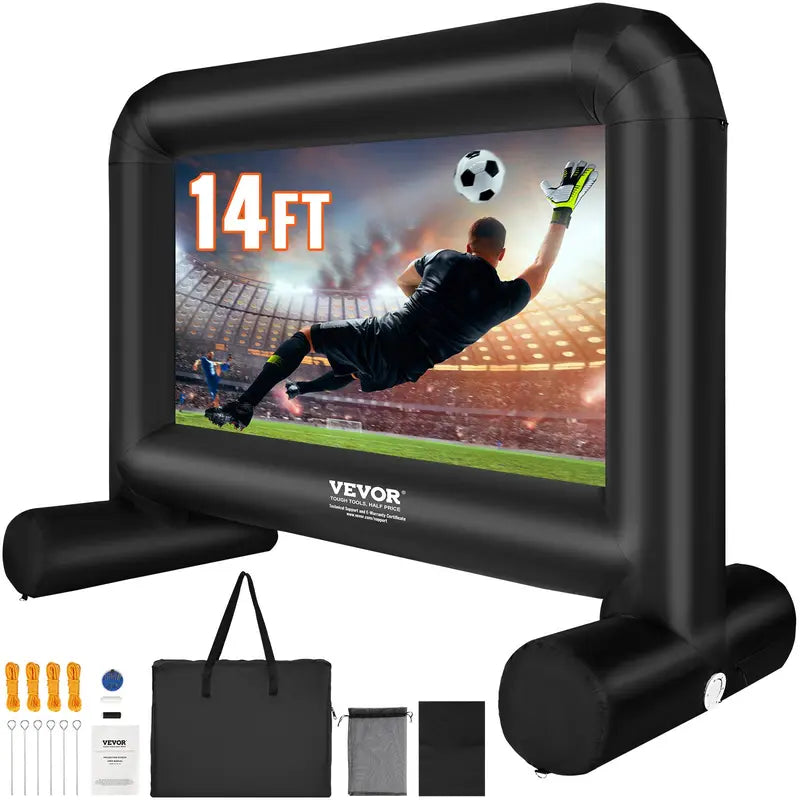 Mroace 24FT Inflatable Outdoor Movie Screen with Air Blower