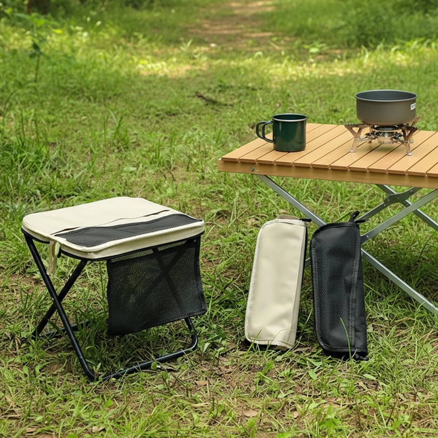 Mroace Lightweight Folding Camping Stool