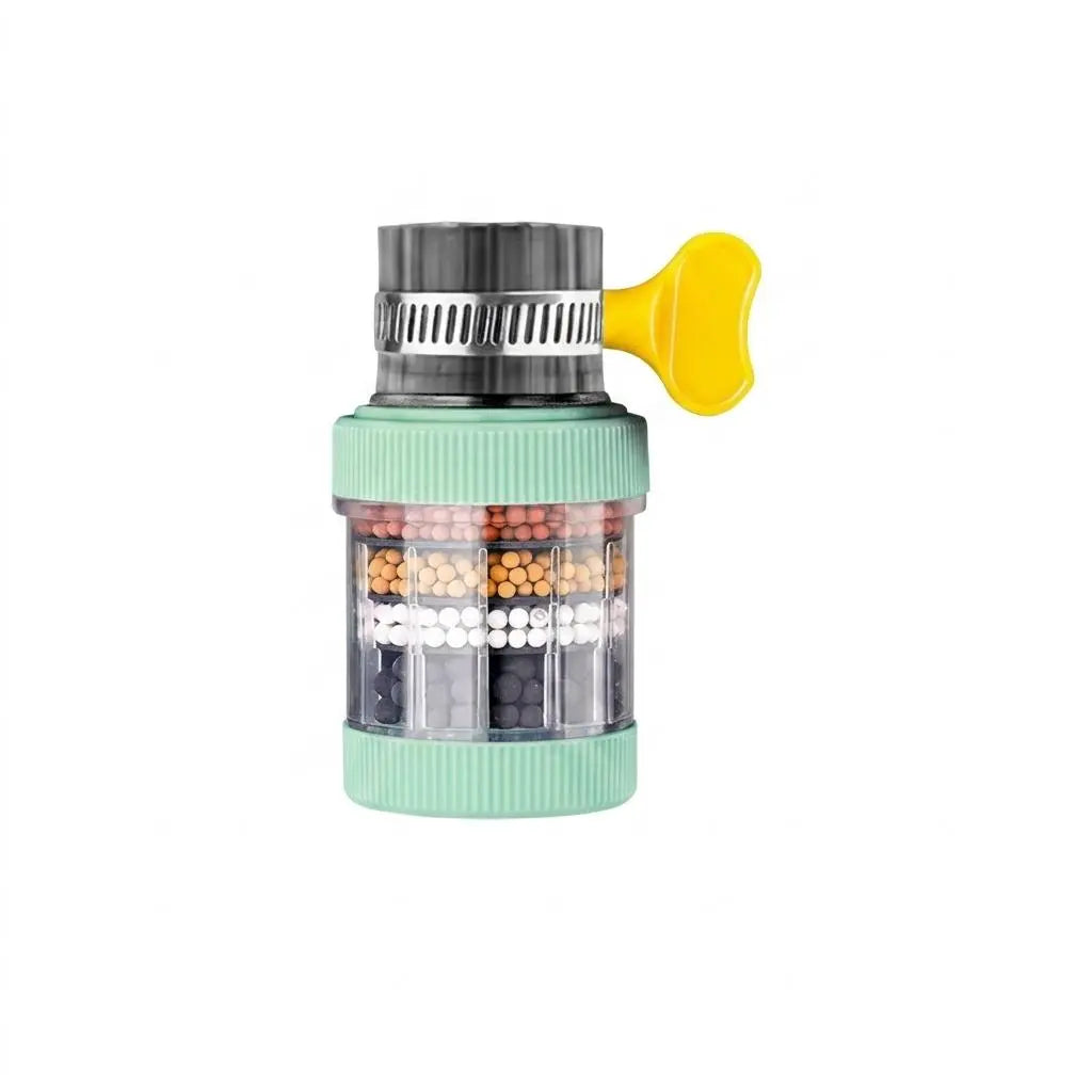 Mroace 6-Layer Faucet Water Filter with Anti-Splash Nozzle