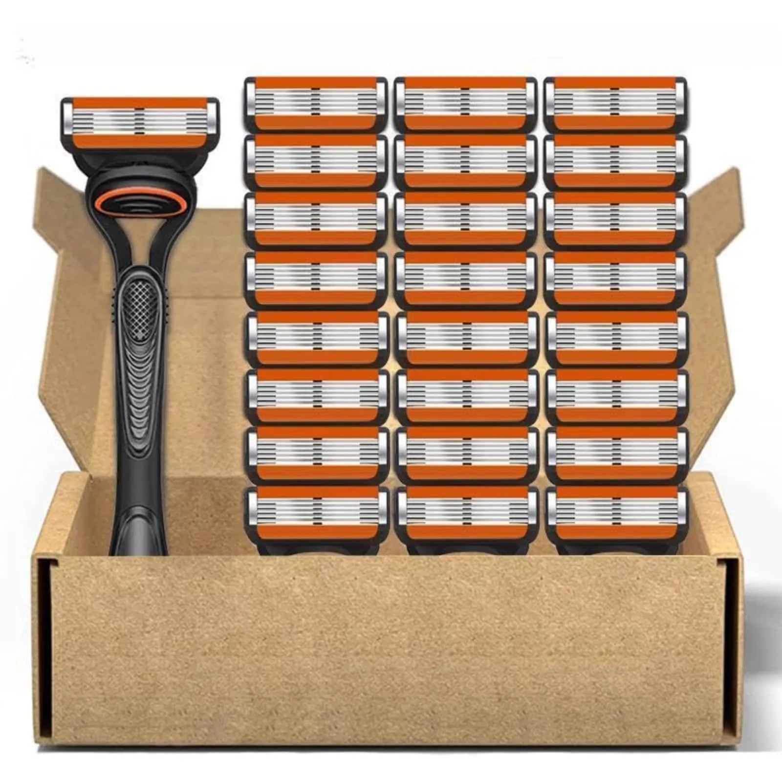 Mroace Ultra-Sharp Men's Razor Blade Refills 48pcs