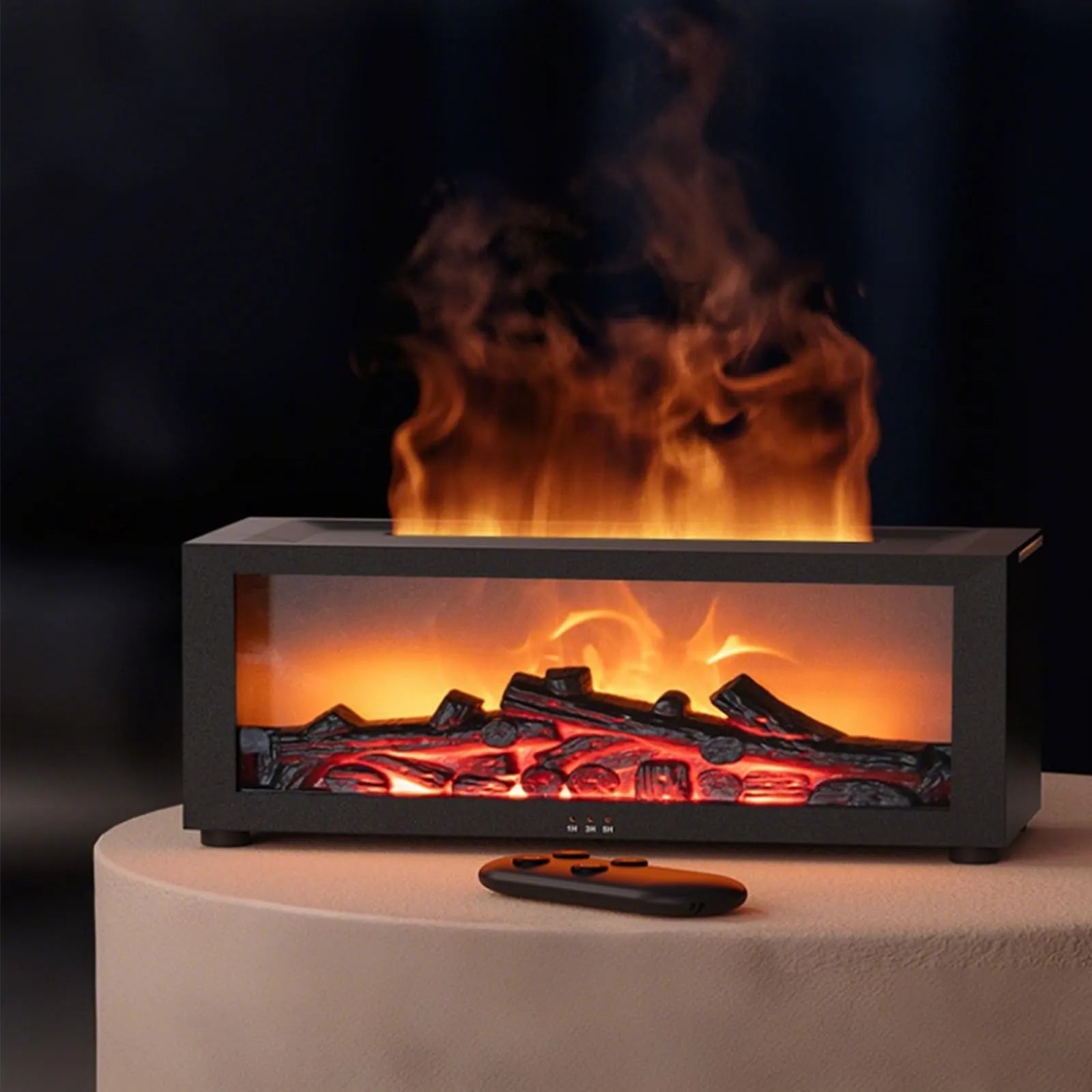 Mroace Fireplace Ultrasonic Aroma Diffuser Humidifier