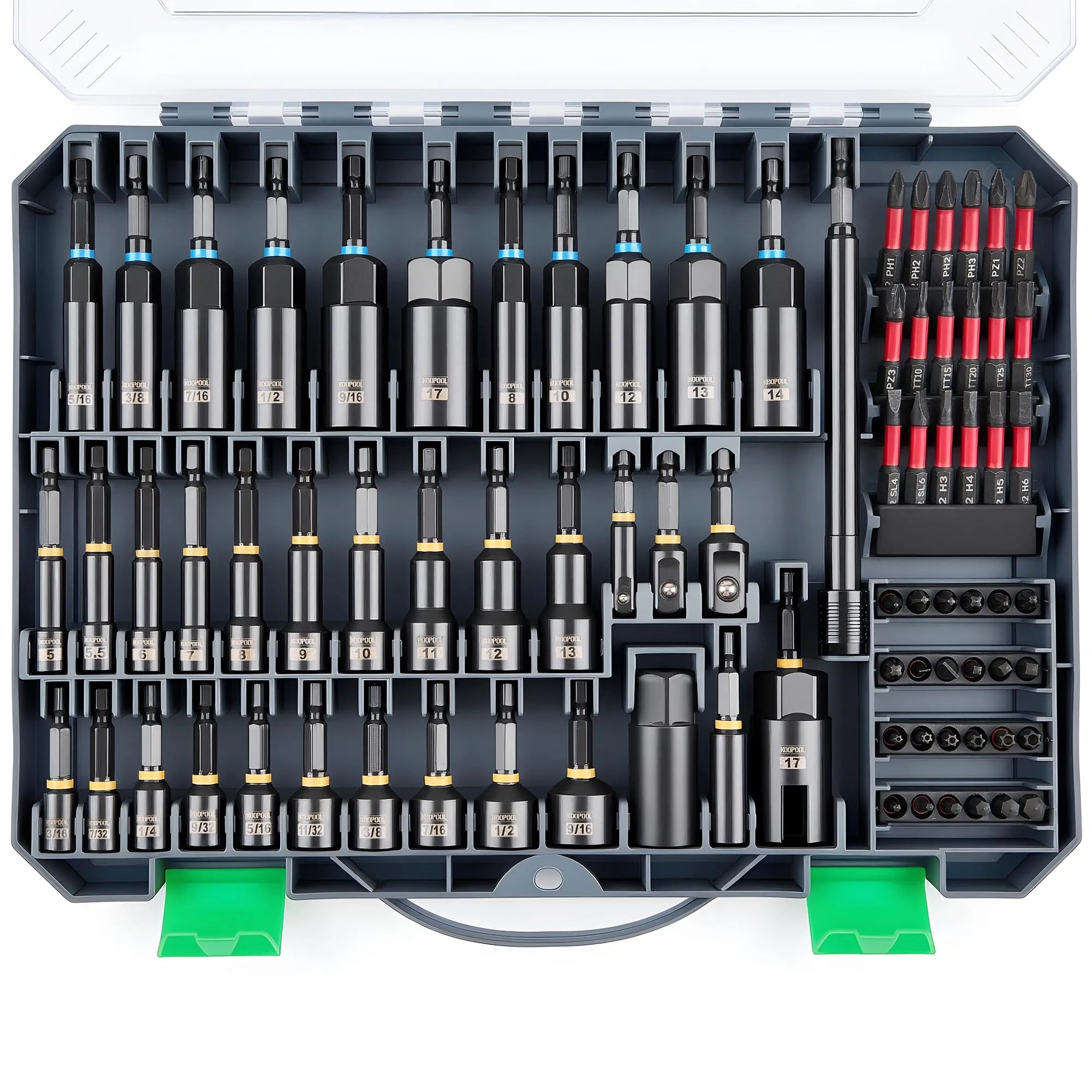 Mroace Magnetic Impact Nut Driver Set