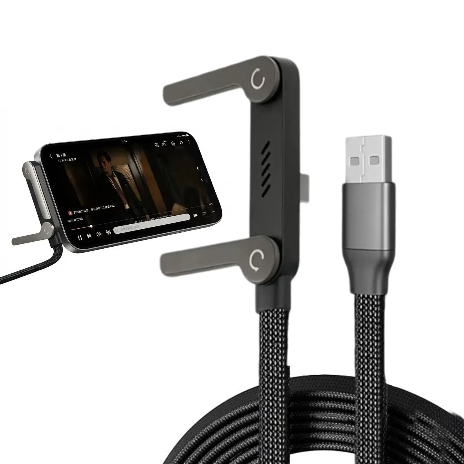 Mroace 240W Fast-Charging 2-in-1 Stand Hidden Cable - MROACE