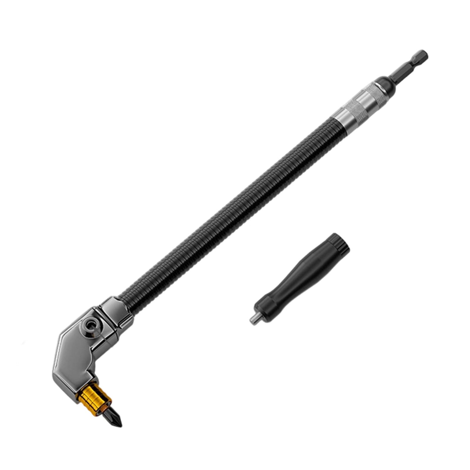 Mroace Durable Alloy Steel Right Angle Drill Adapter