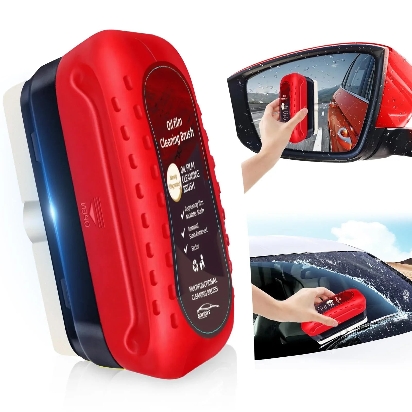 Mroace Automotive Oil Film Cleaning Brush - MROACE