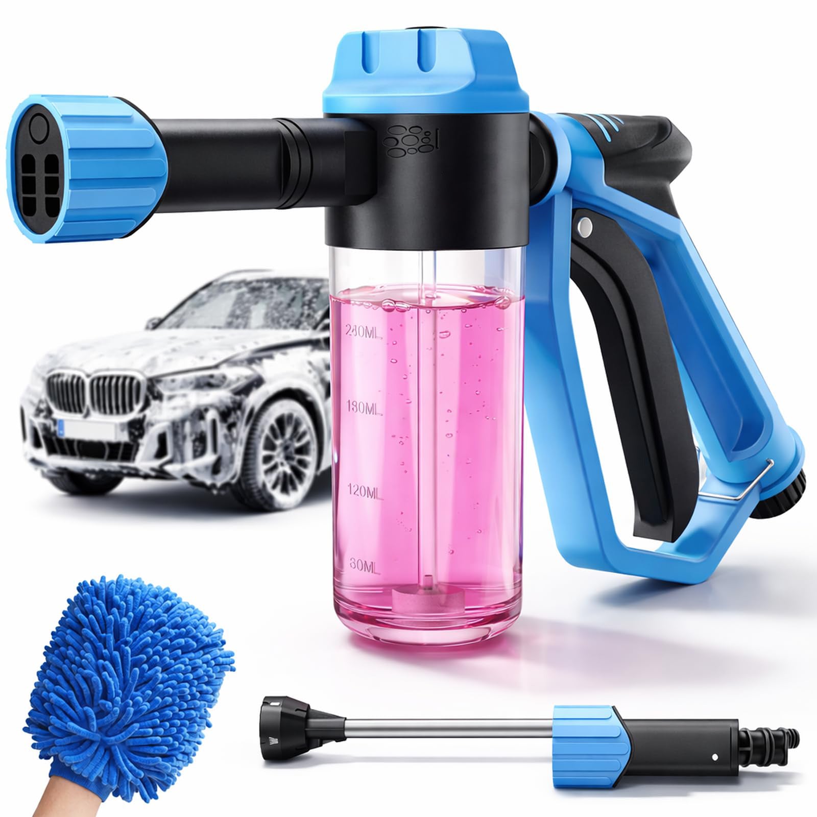 Mroace Car Wash Foam Gun for Garden Hose