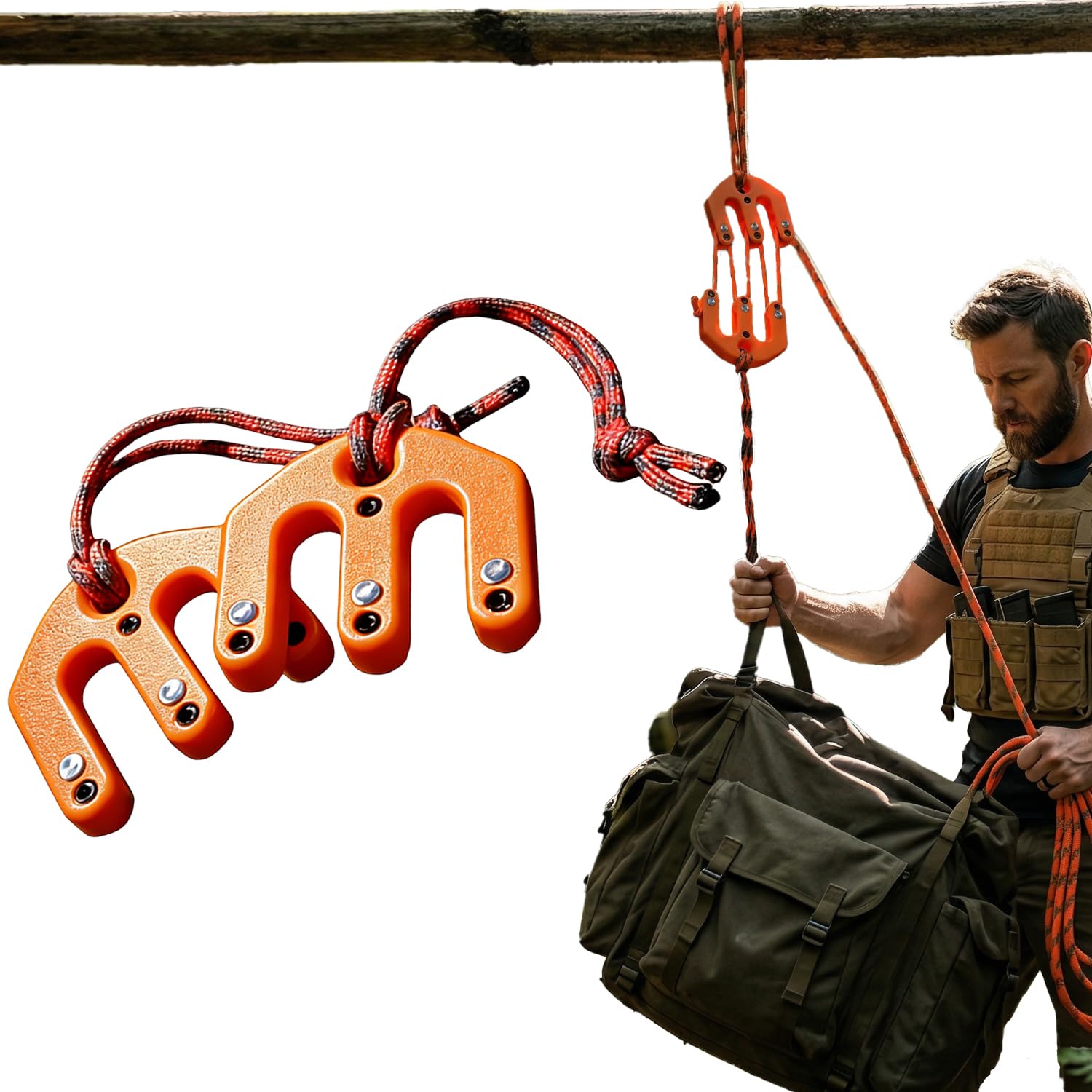 Mroace Lightweight Hunting Gear Hoist Pulley