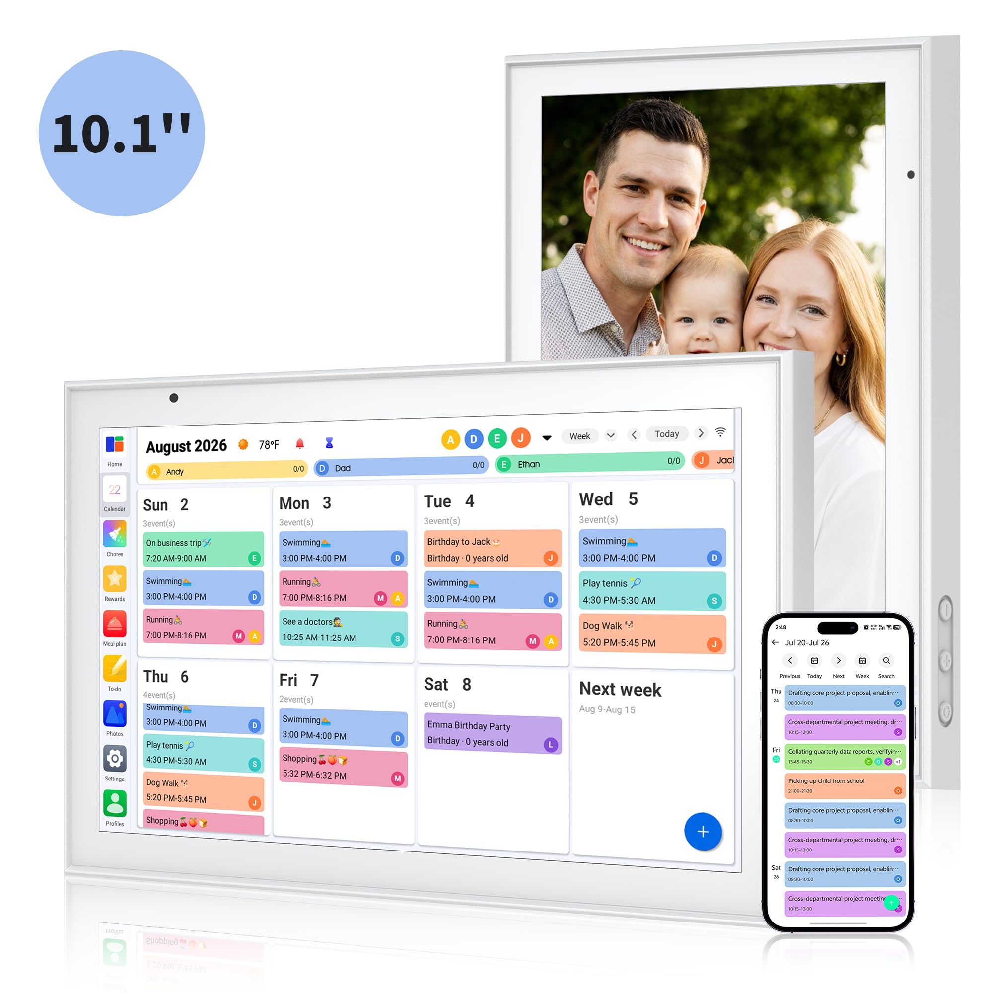 Mroace Smart Touchscreen Family Calendar Planner