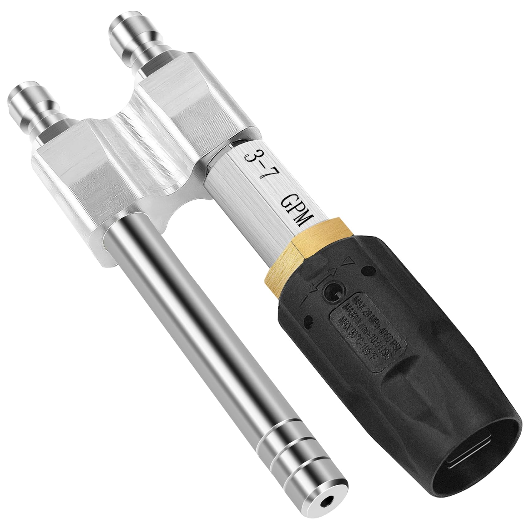 Mroace M5 Twist Pressure Washer Nozzle Adjustable 3-7 GPM with 1/4" Quick Connect