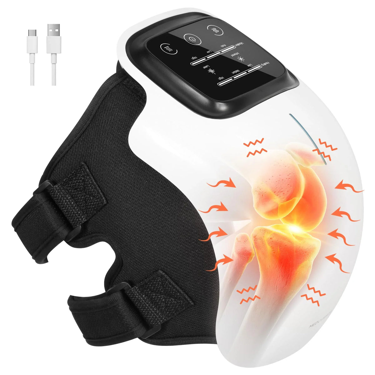 Mroace Cordless Heated Knee Massager
