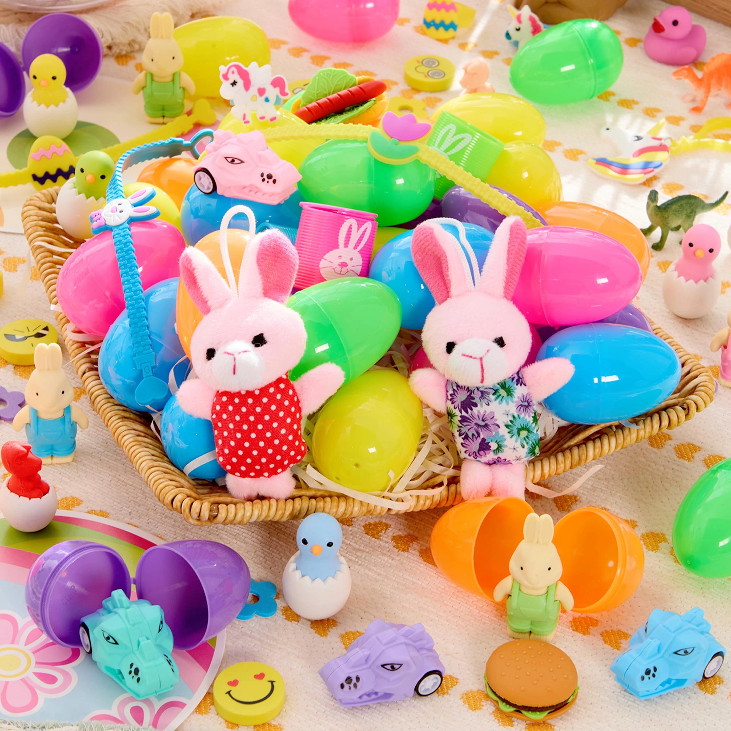 Mroace Prefilled Easter Eggs Toy Set