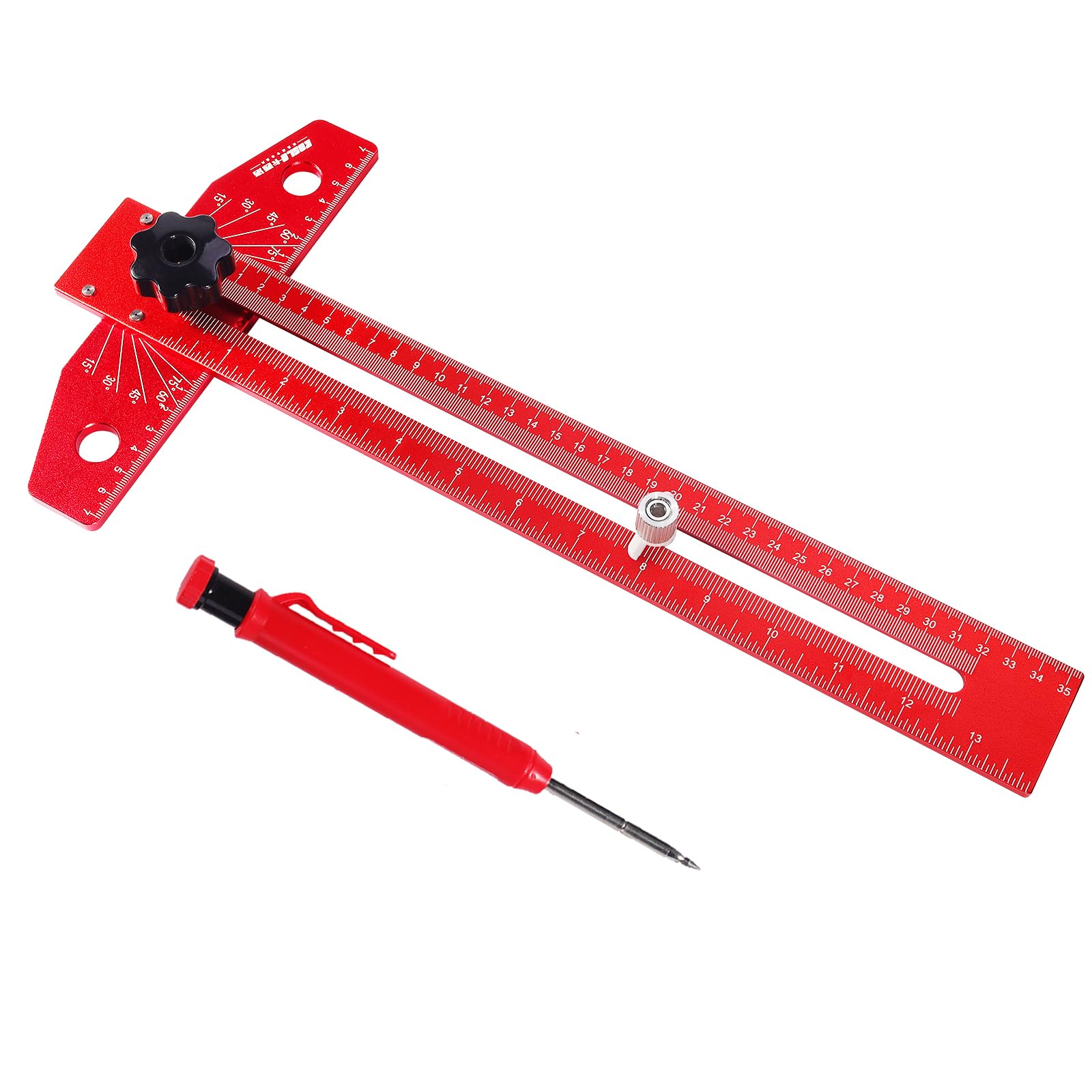 Mroace Adjustable Woodworking Marking Ruler