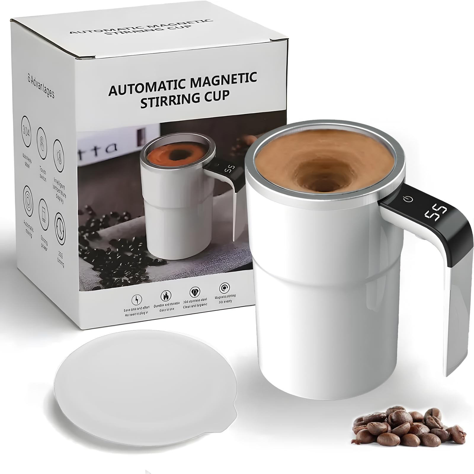 Mroace Electric Magnetic Self Stirring Mug
