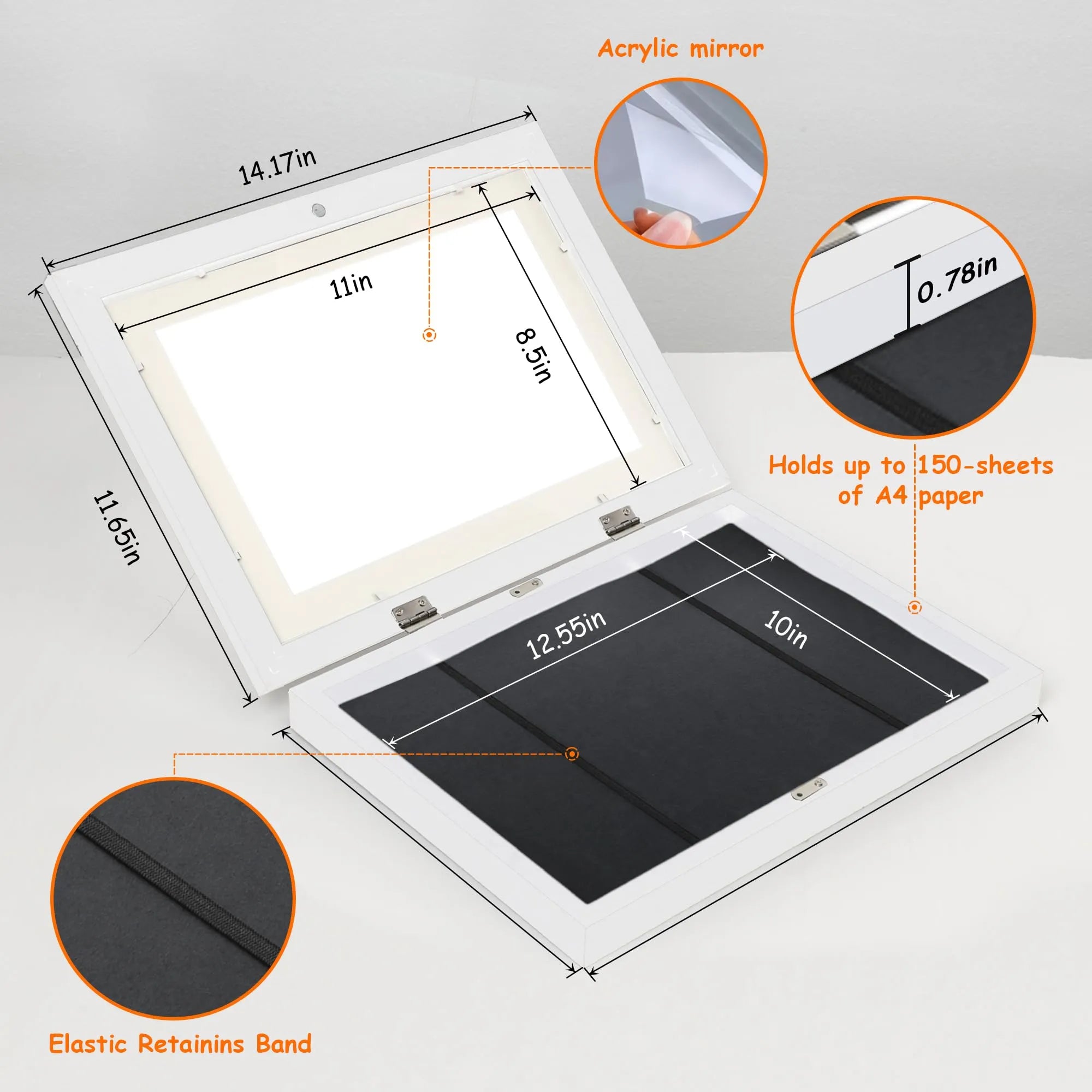 Mroace Changeable Front Opening Artwork Frame