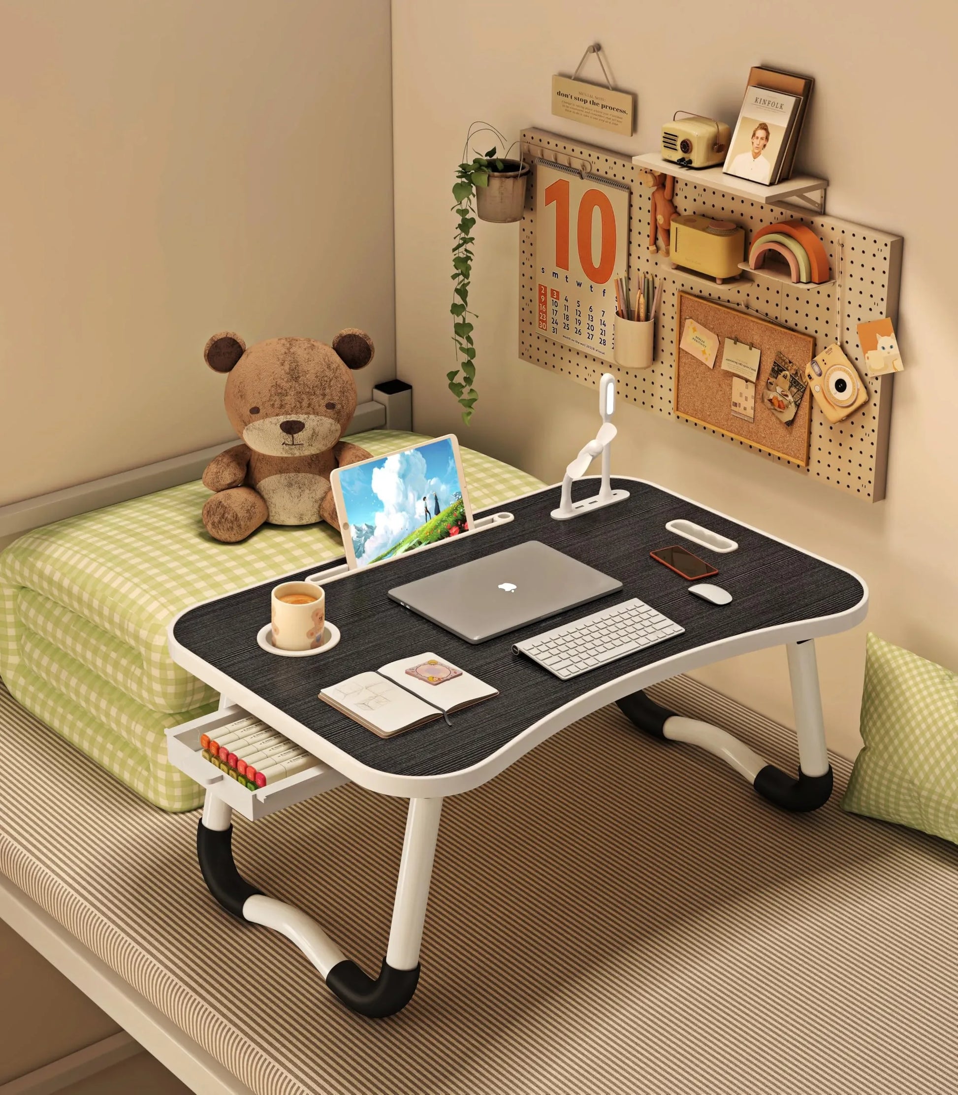 Mroace Foldable Portable Laptop Stand Lap Desk - MROACE