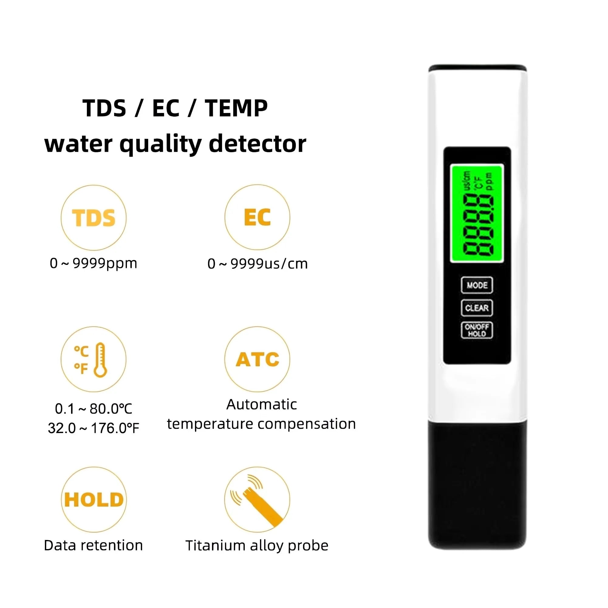 Mroace Digital Water Quality TDS Meter
