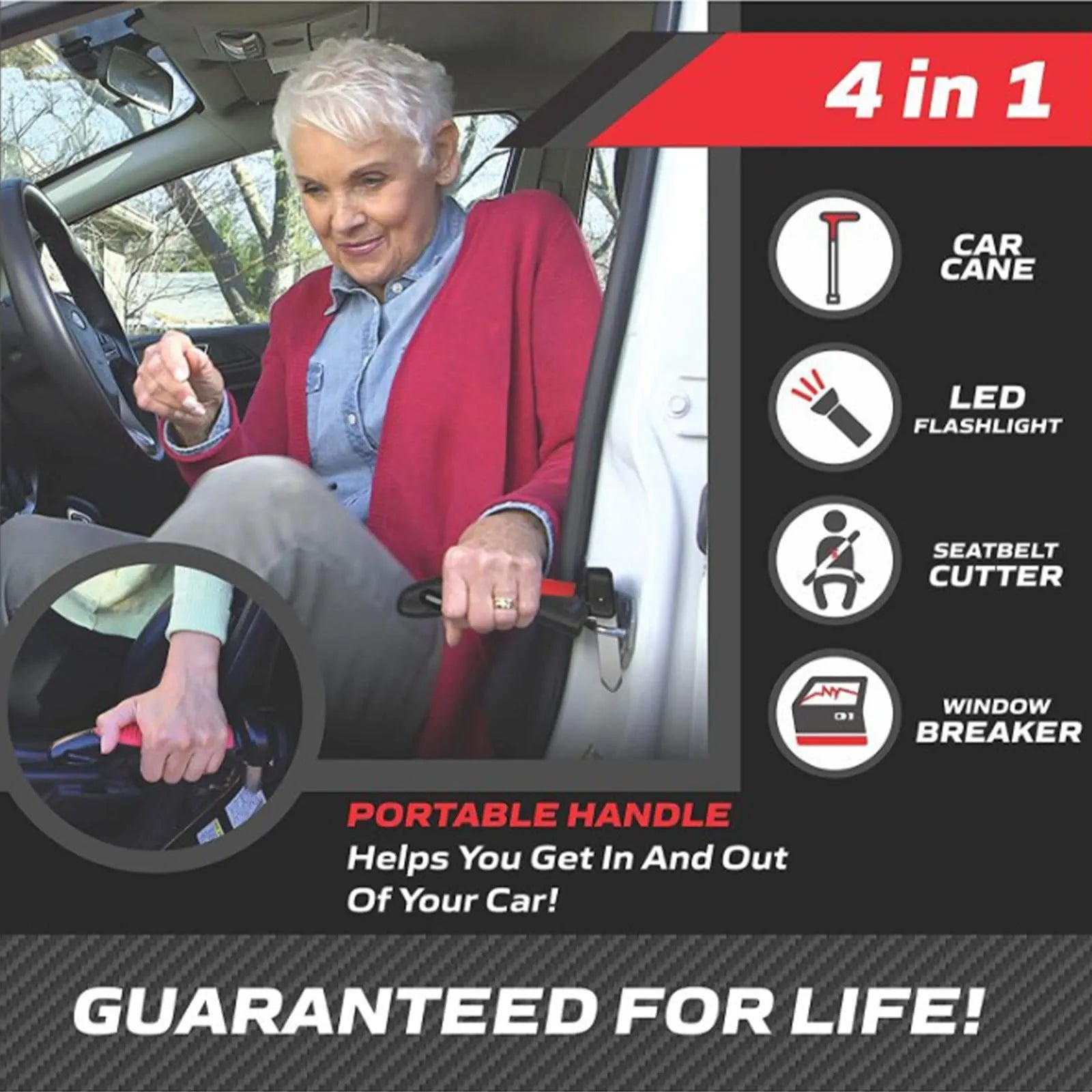 Mroace Portable Car Door Handle