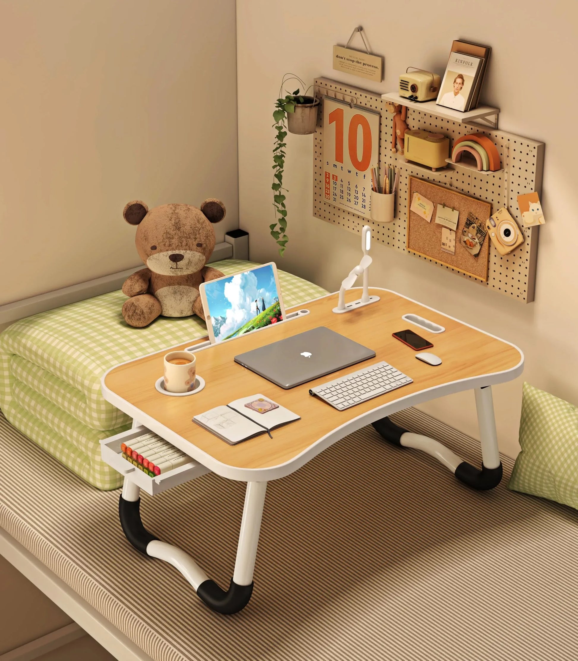 Mroace Foldable Portable Laptop Stand Lap Desk - MROACE