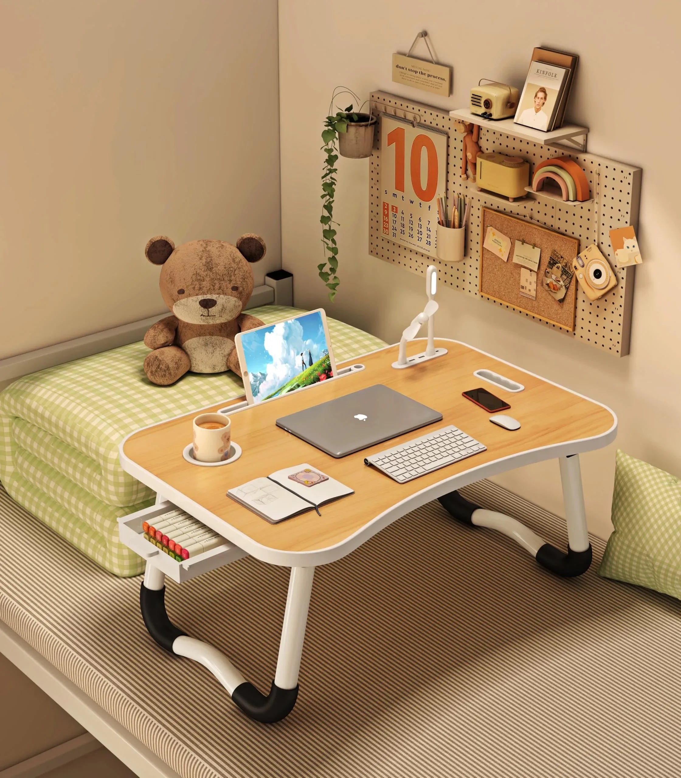 Mroace Foldable Portable Laptop Stand Lap Desk - MROACE