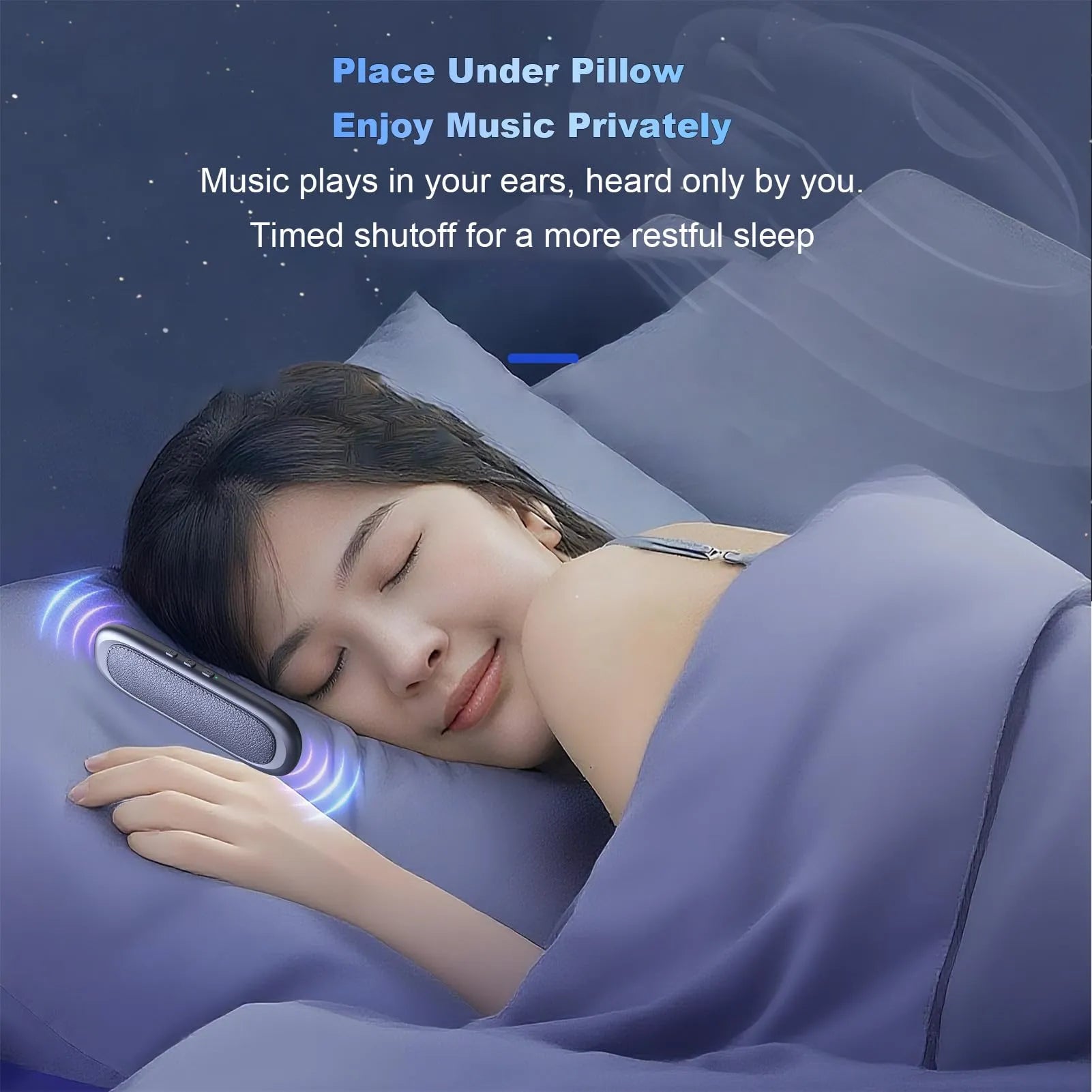 Mroace Bluetooth Bone Conduction Pillow Speaker