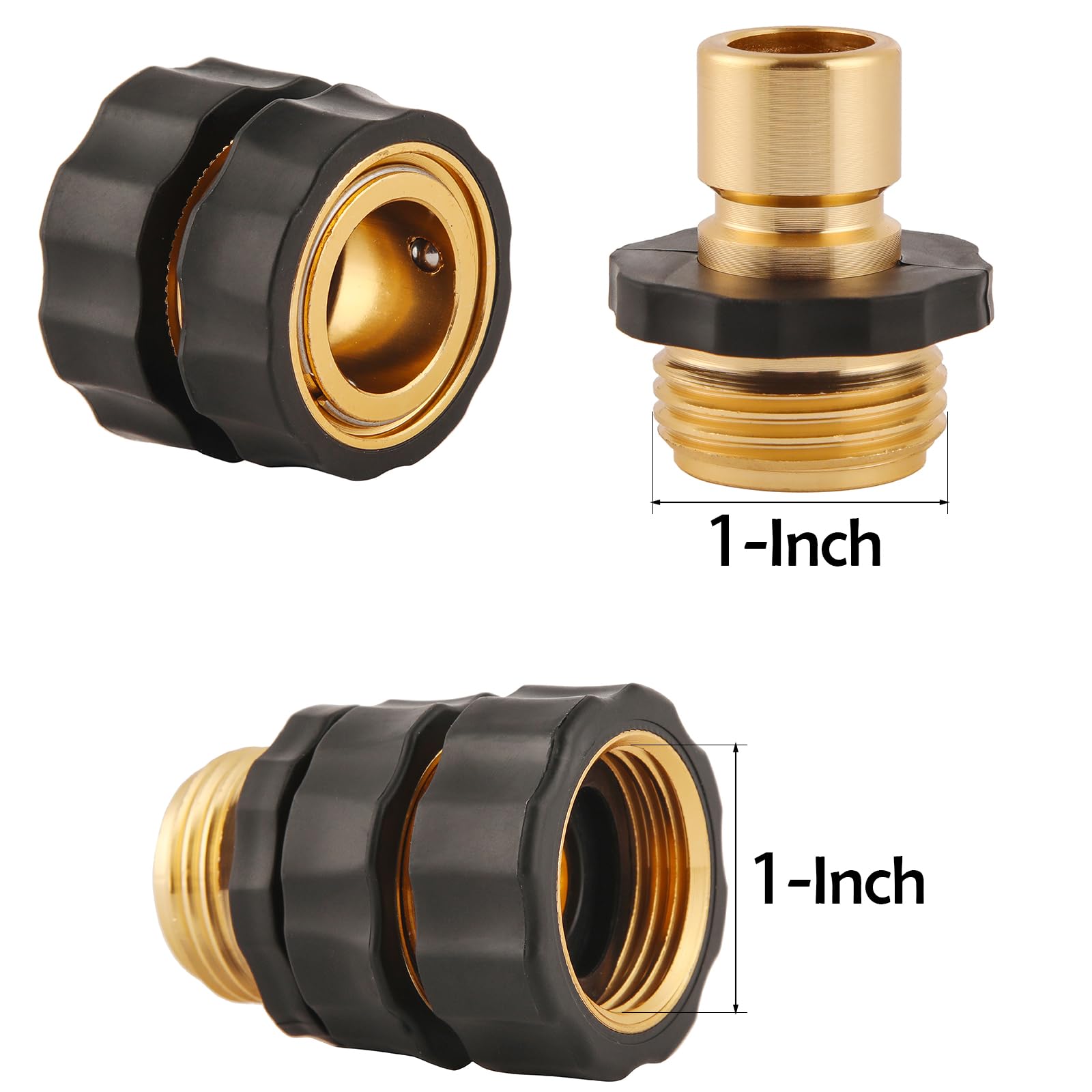 Mroace Quick-Release Garden Hose Connector Set