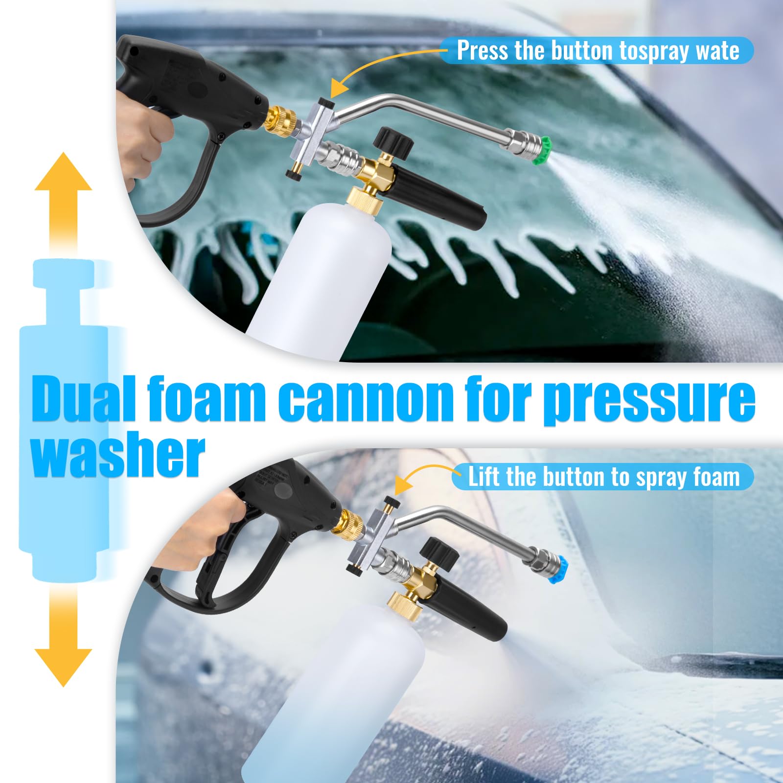 Mroace 2-in-1 Dual-Function Foam Sprayer