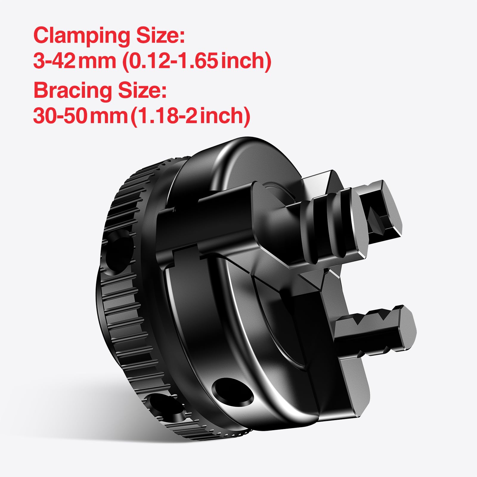 Mroace 2 inch Mini 3-Jaw Self-center woodworking chuck