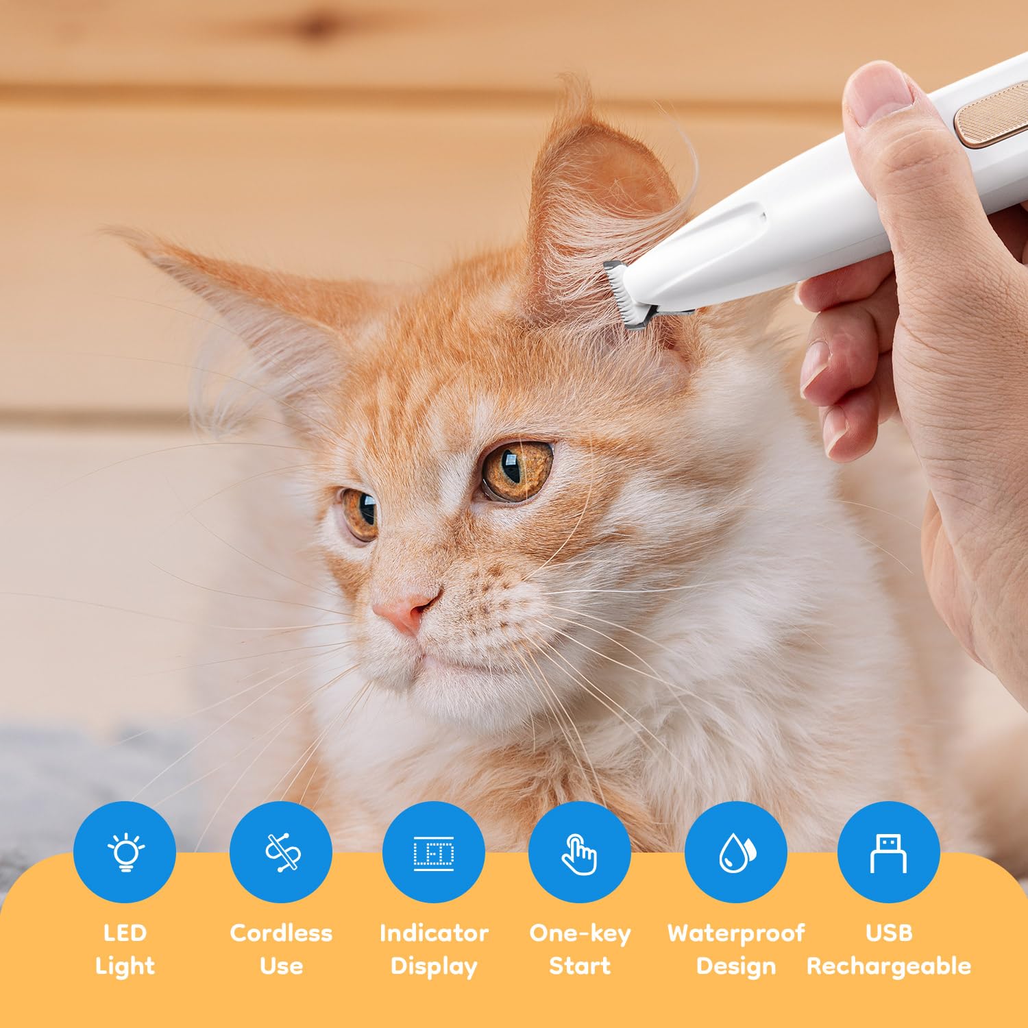 Mroace Pet Micro Precision Trimmer