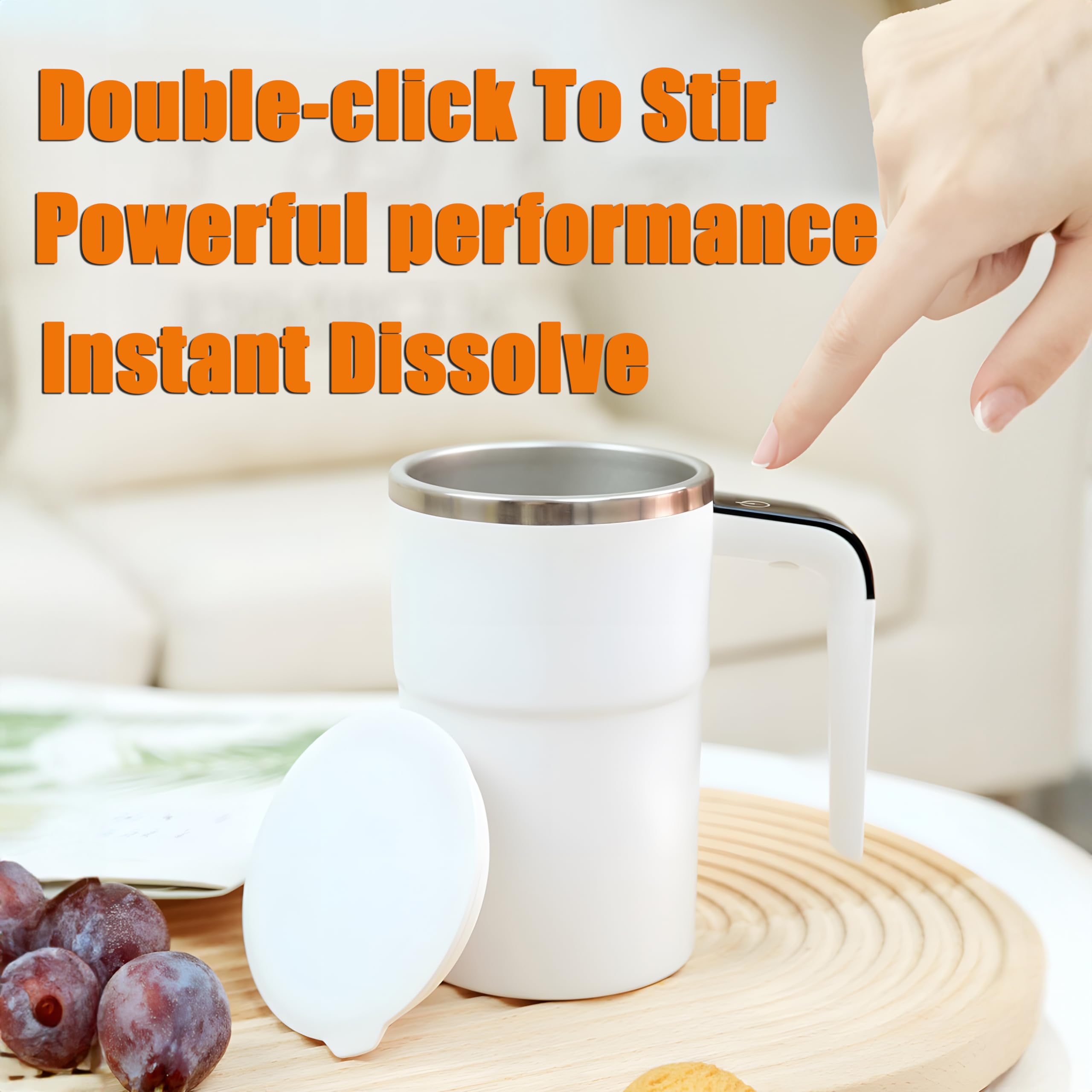 Mroace Electric Magnetic Self Stirring Mug