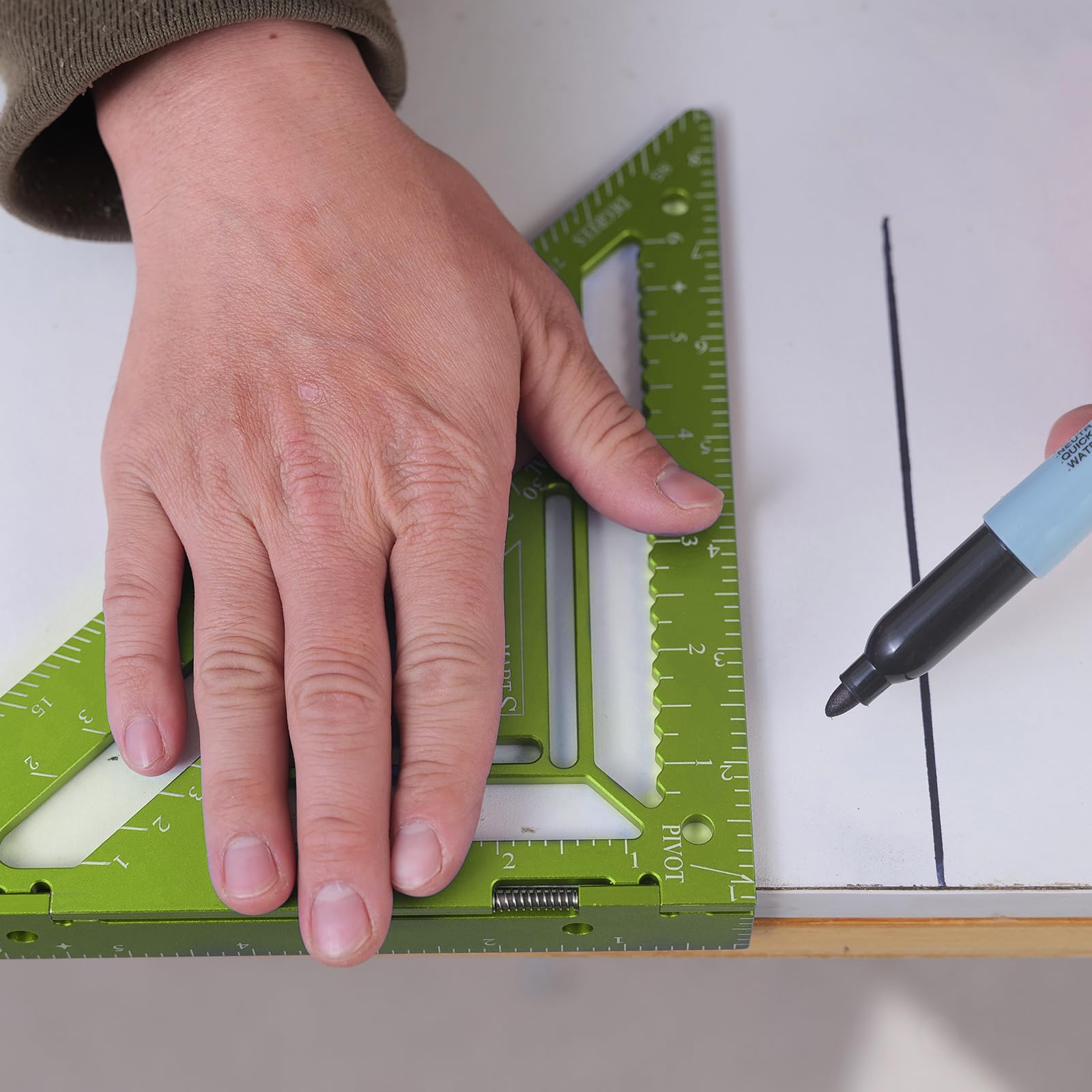 Mroace 8.3" Rafter Square Jig Block Tool