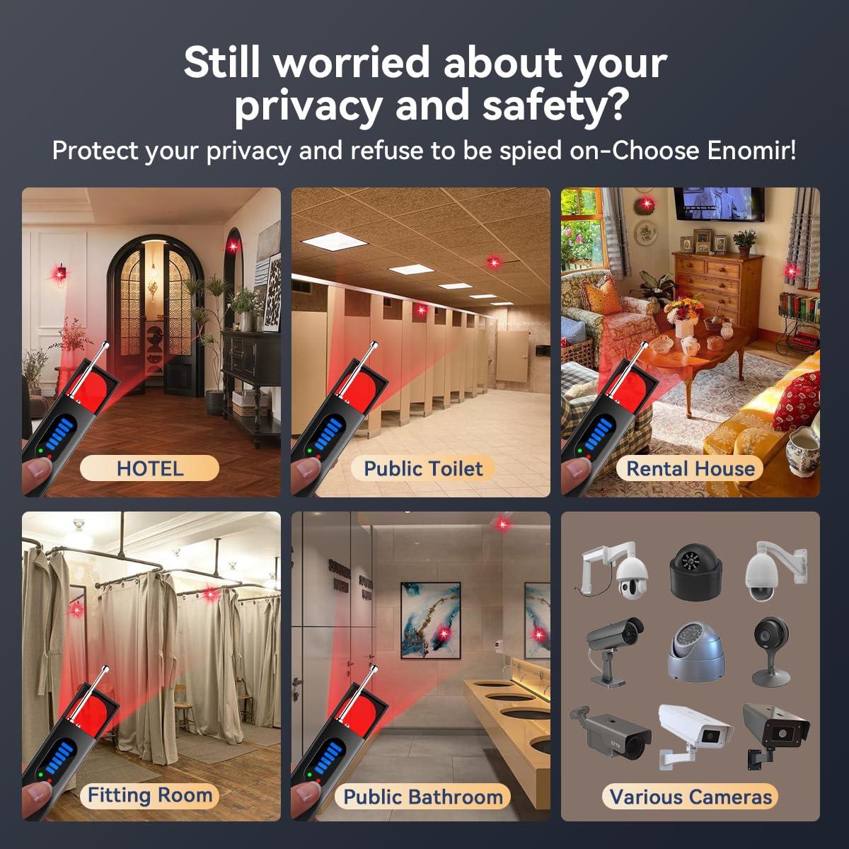 Mroace Portable RF Signal Scanner