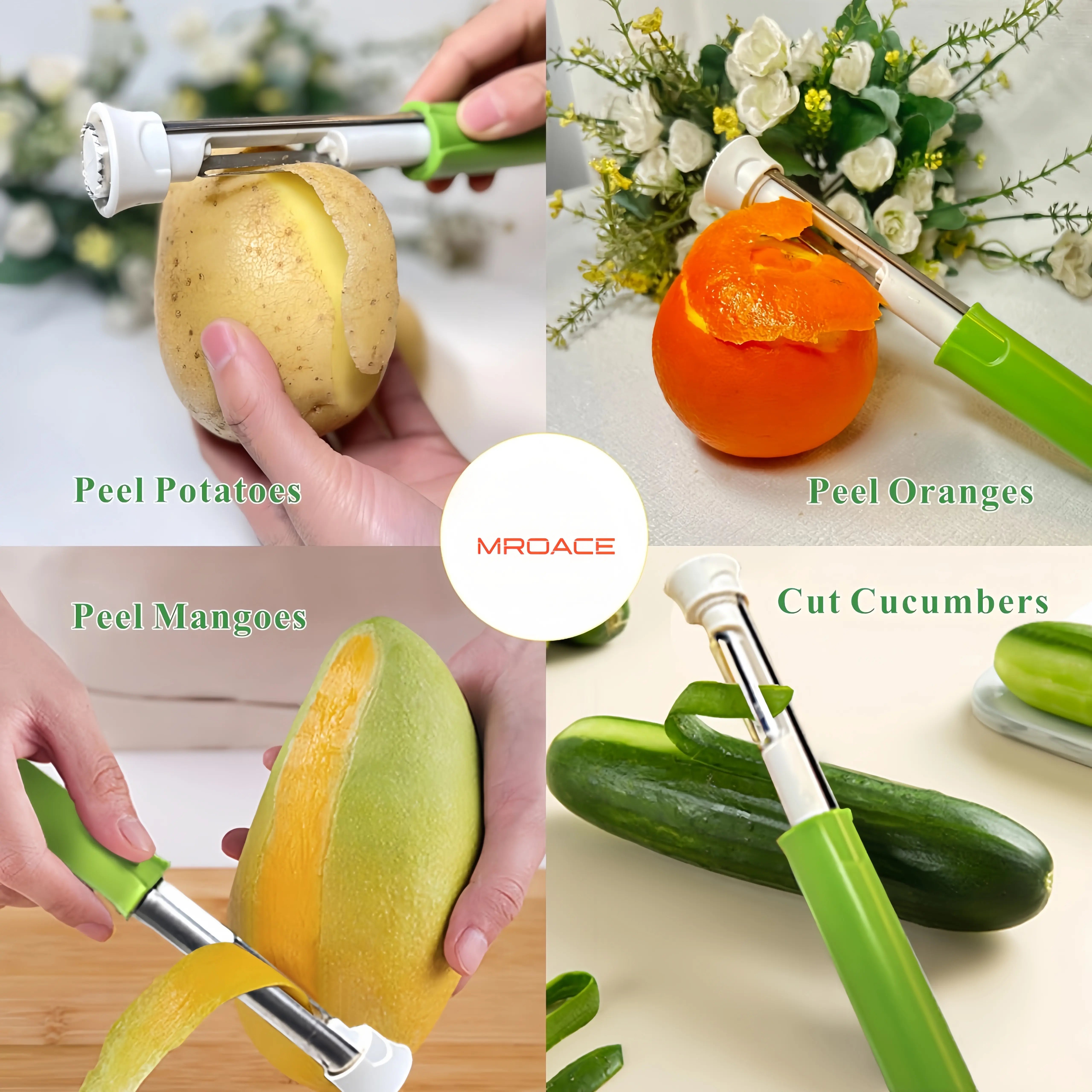Morace 2-in-1 Telescopic Fruit Vegetable Peeling