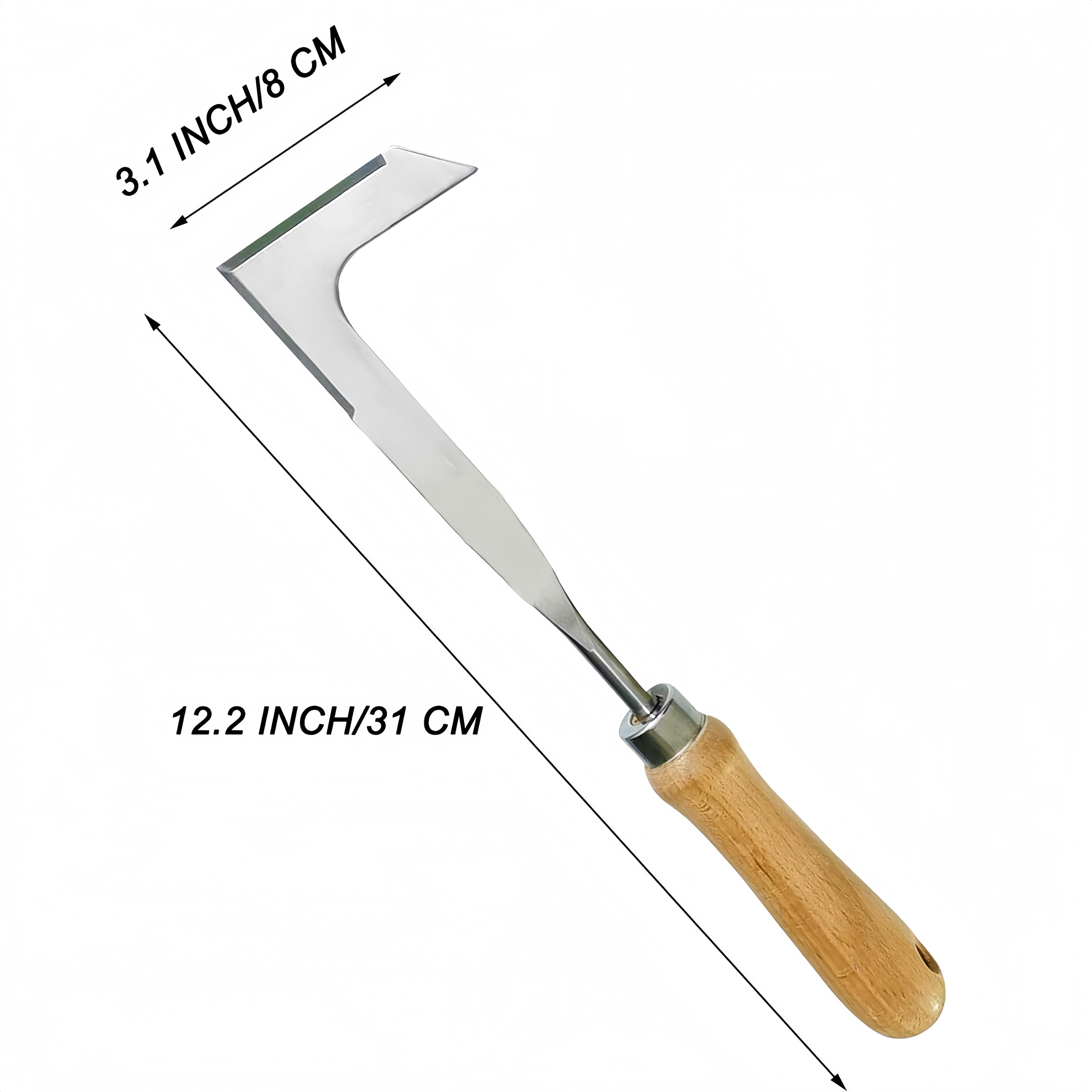 Mroace L-Shaped Stainless Steel Crack Weeder