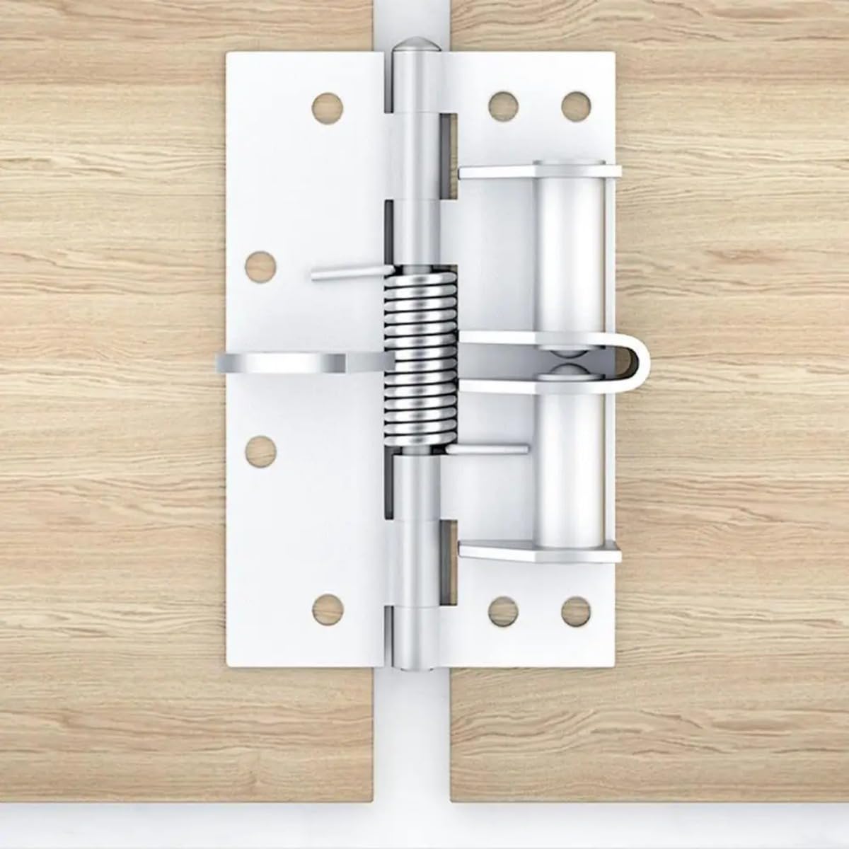 Mroace Automatic Self-Closing Door Hinges Kit