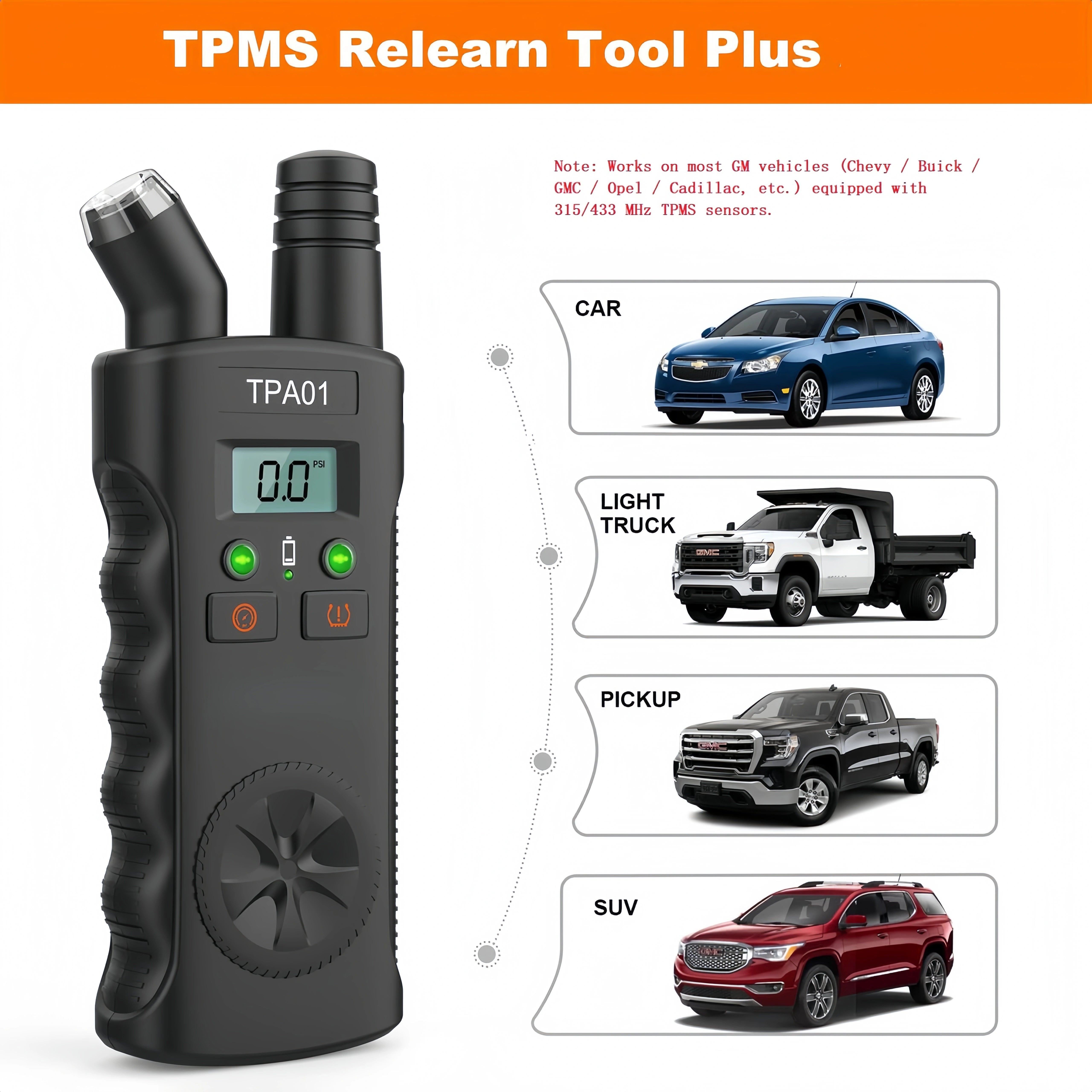 Mroace GM TPMS Relearn Tool