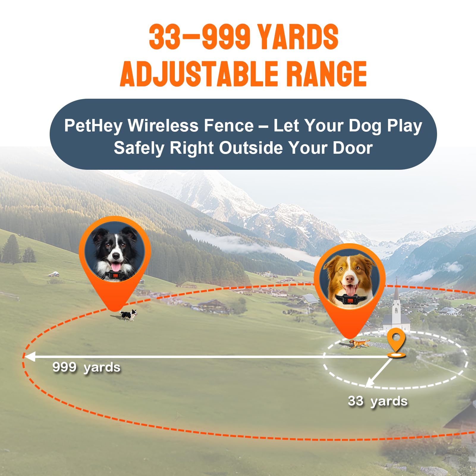 Mroace GPS Dog Fence Collar