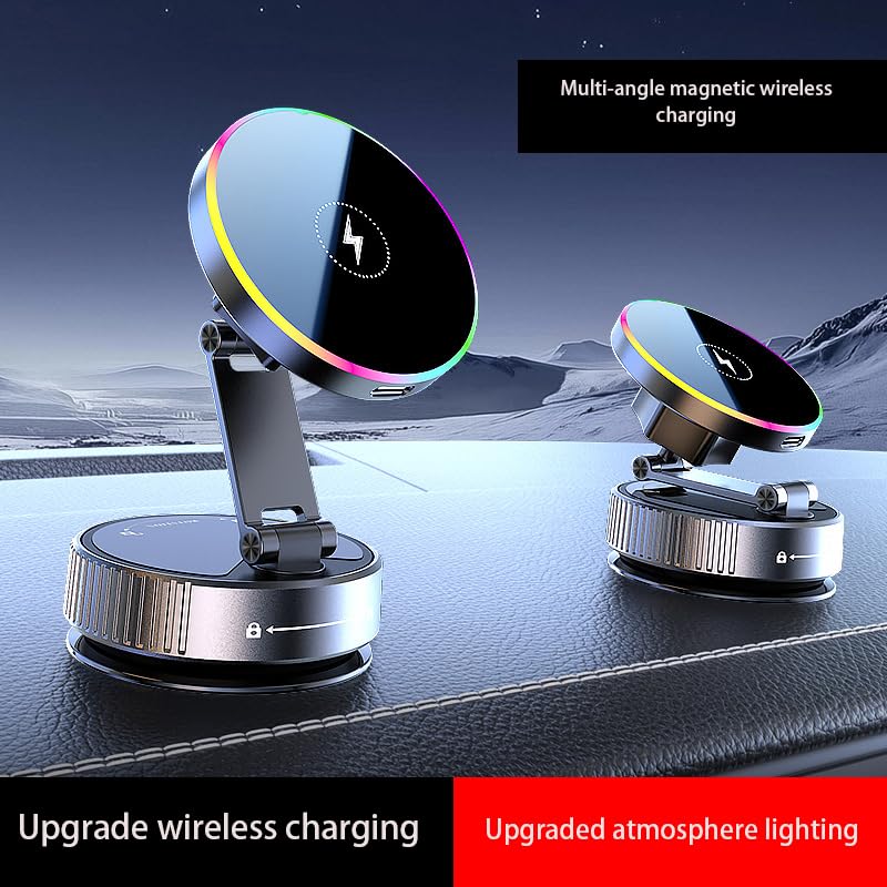 Mroace Magnetic Wireless Charging Car Phone Mount for Chevrolet Corvette Zora 2025 2026