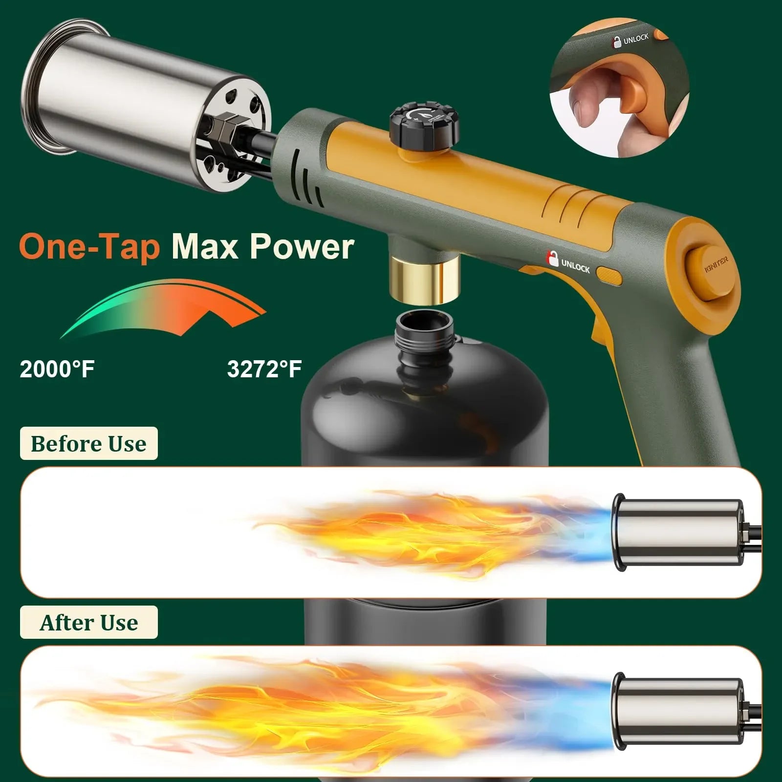 Mroace Propane Torch Heat Blaster - MROACE