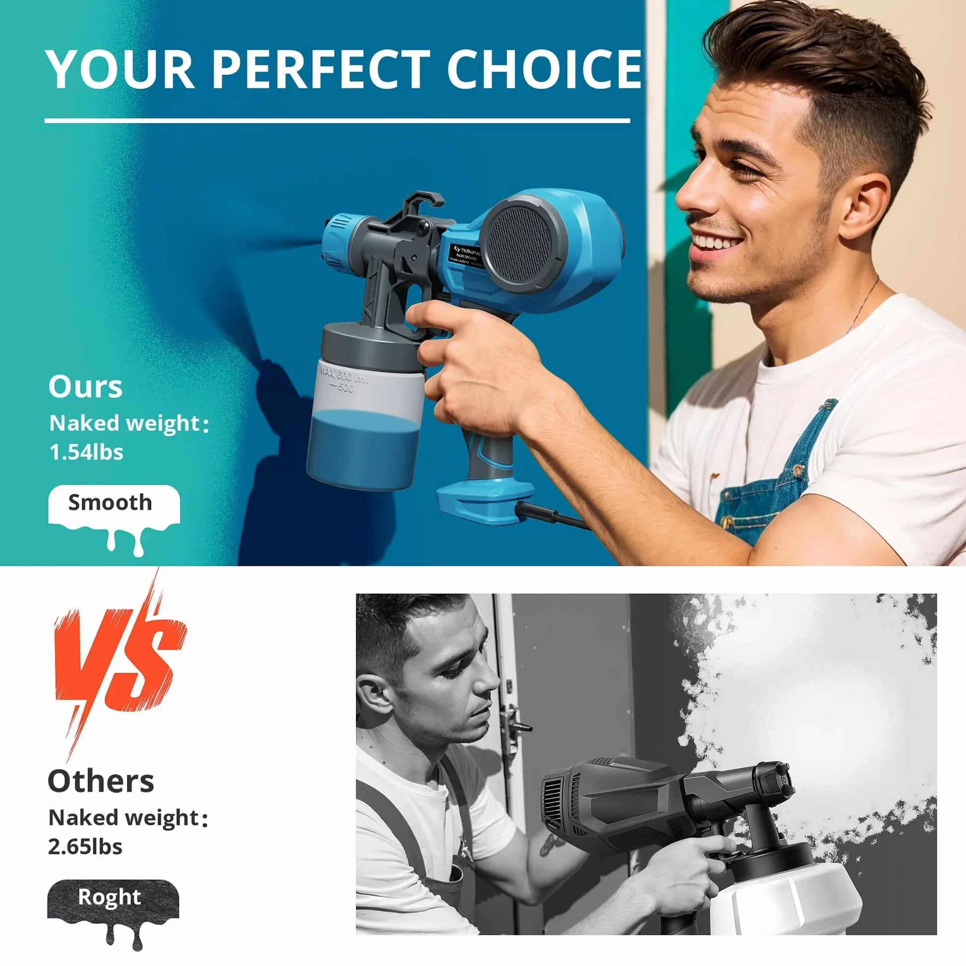 Mroace High-Power HVLP Paint Sprayer - MROACE