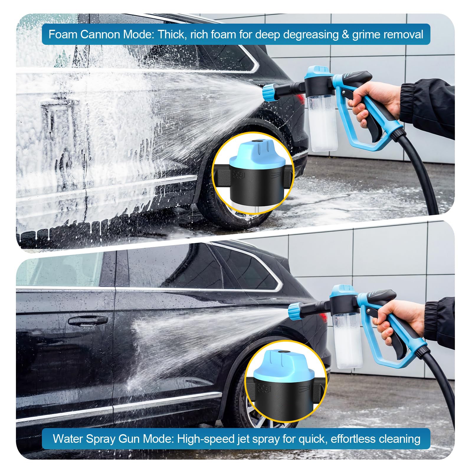 Mroace Car Wash Foam Gun for Garden Hose