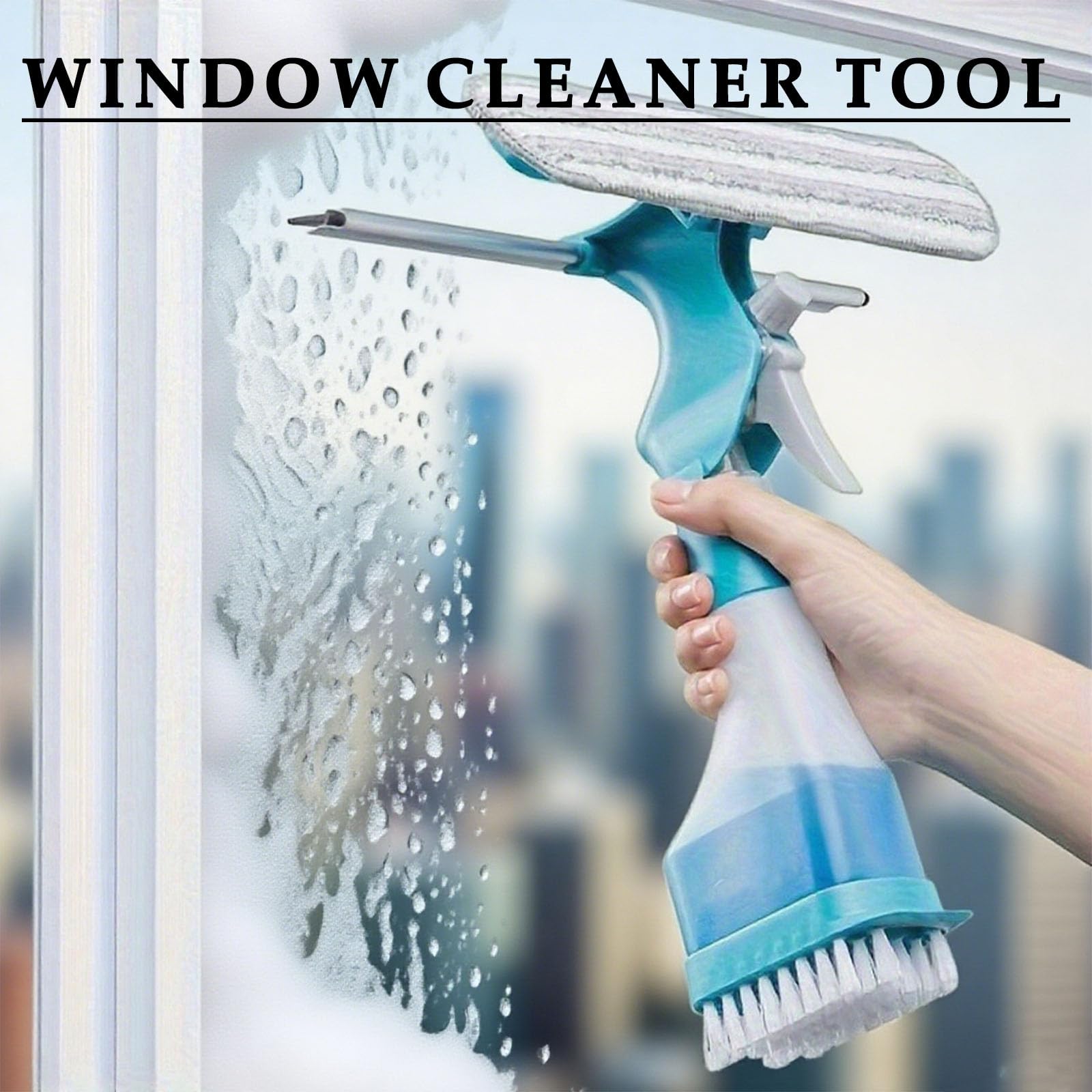 Mroace 4 in 1 Window Cleaner Tool Kit