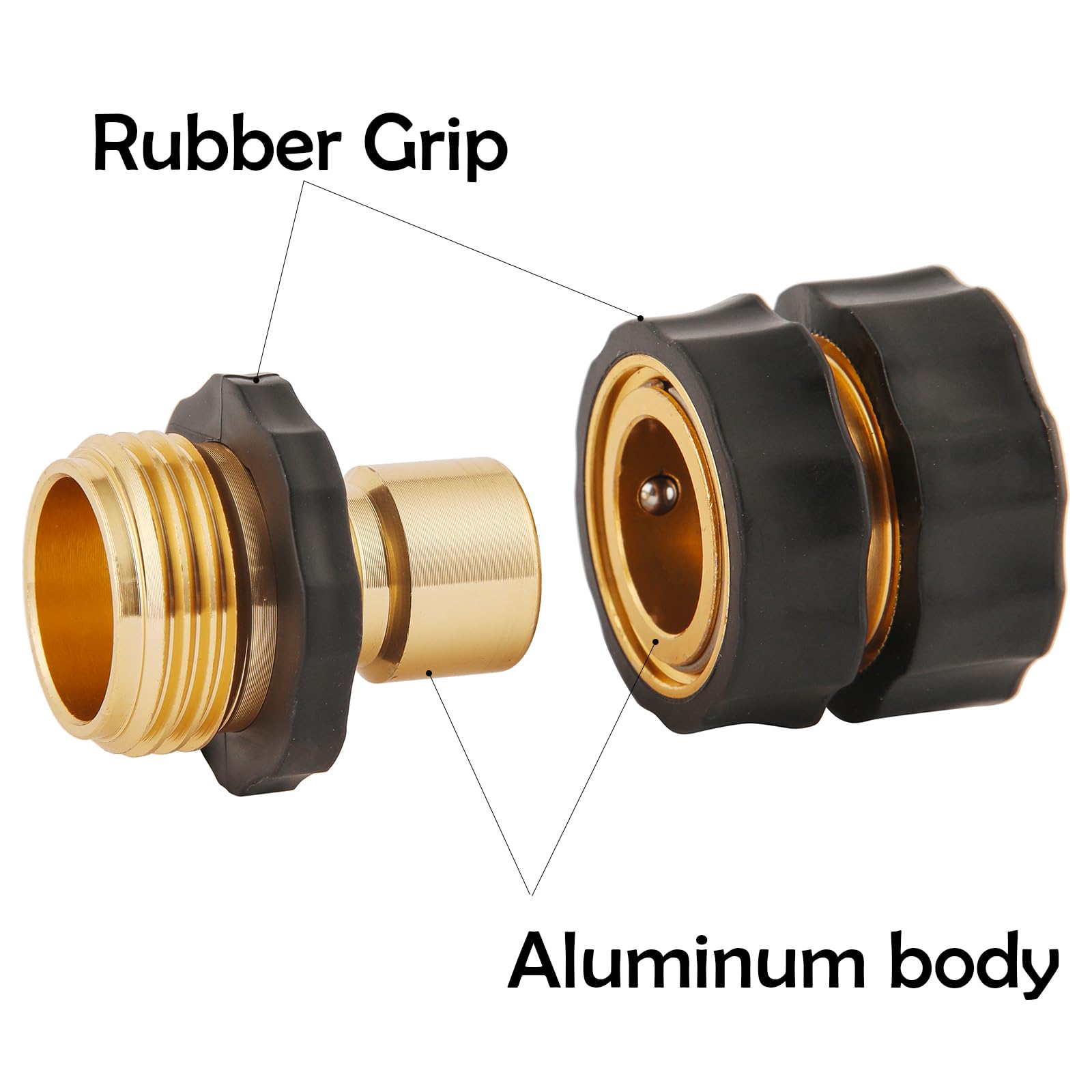 Mroace Quick-Release Garden Hose Connector Set