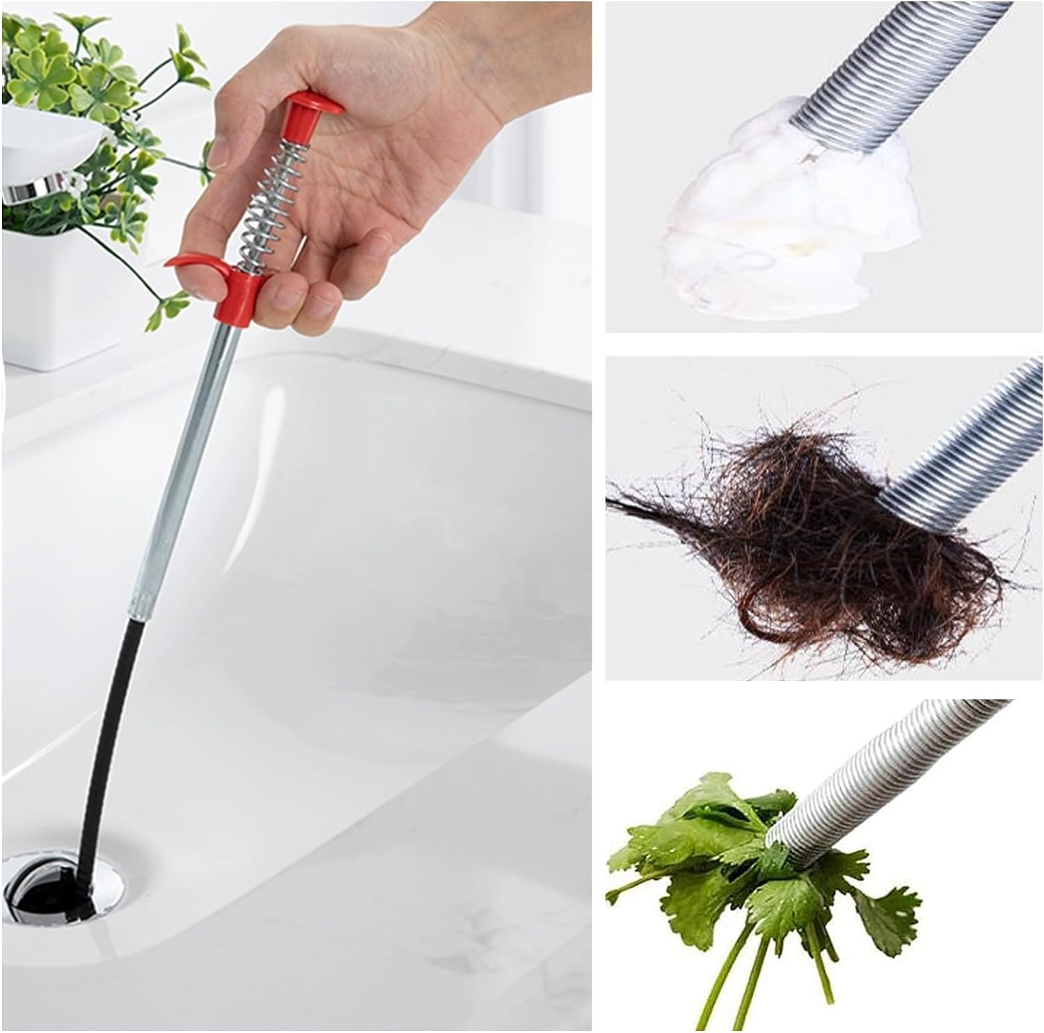 Mroace 4 Claws Bendable Hose Pickup Reacher